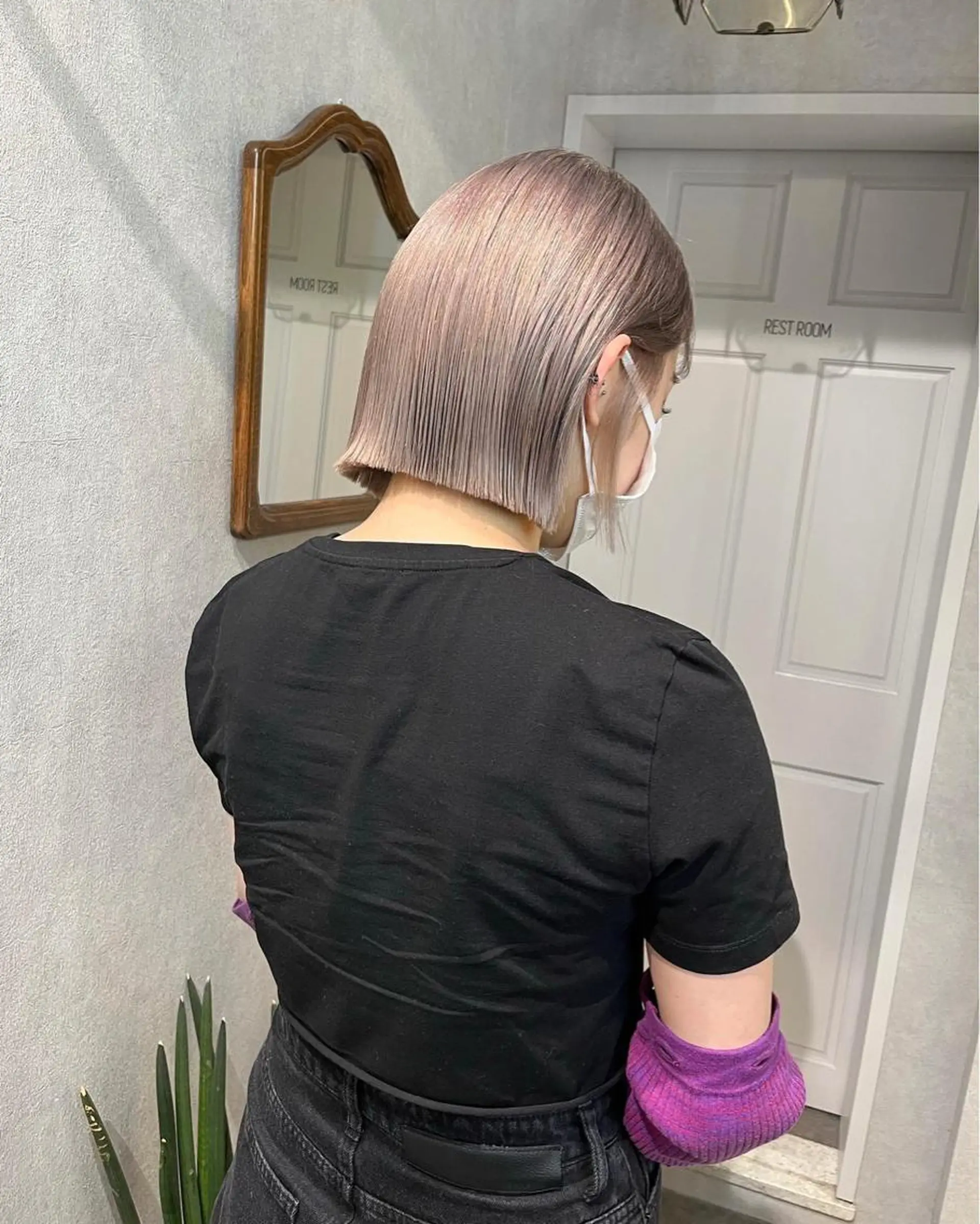 ショート カラー 切りっぱなしボブ ボブ behov所属・柔らかカラー 🤎Tsubasaのヘアスタイル