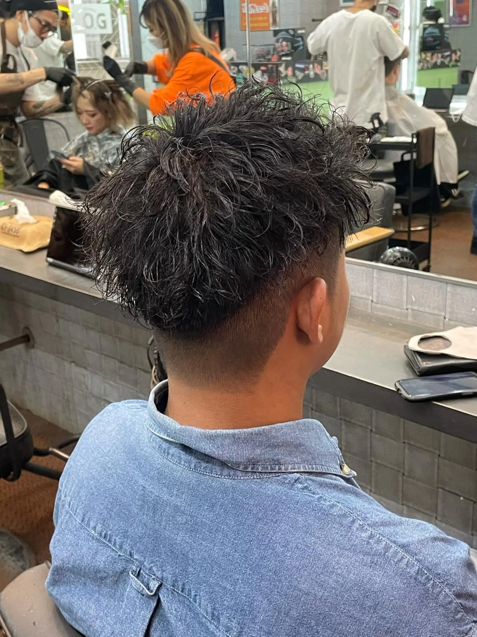 パーマ メンズ カット パーマ トリートメント Le'a所属・渋谷/フェード/ 國分 翔のヘアスタイル