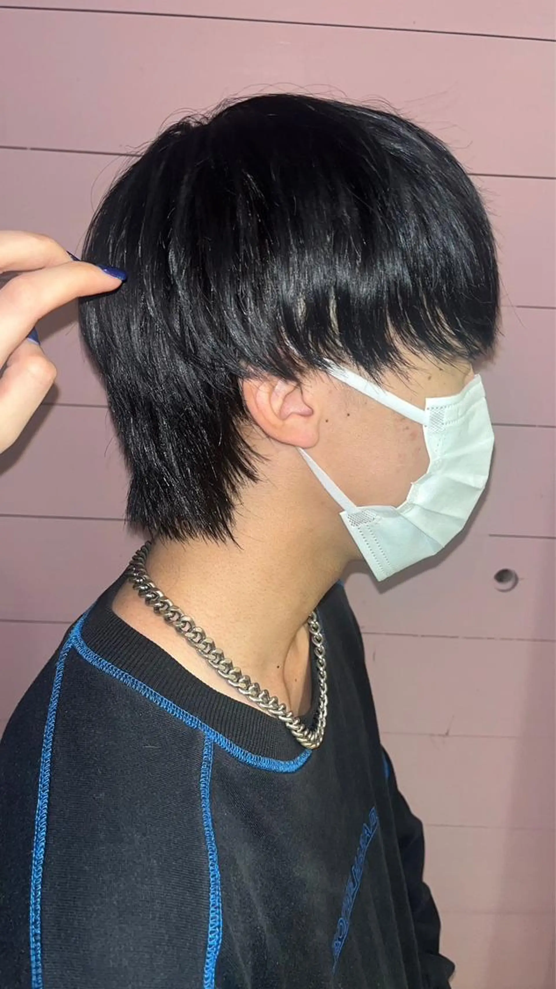 メンズ メンズバレイヤージュ メンズブリーチ メンズハイライト メンズハイトーン メンズインナーカラー ミシェル /韓国ヘア🕊️のヘアスタイル