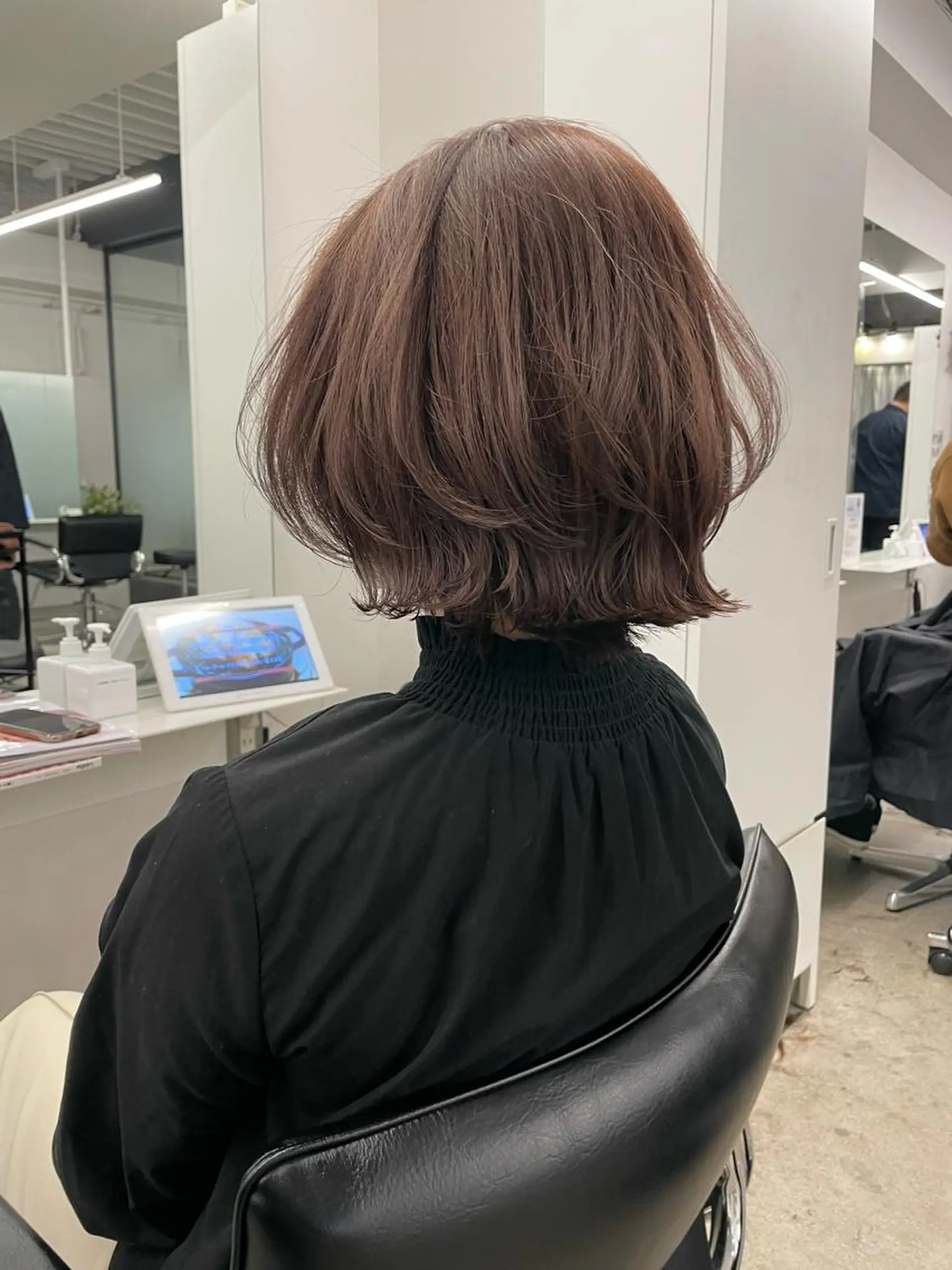 ショート カラー ヘアアレンジ カット ヘアカラー トリートメント ボブ/ミニボブ/ 立河今日子のヘアスタイル