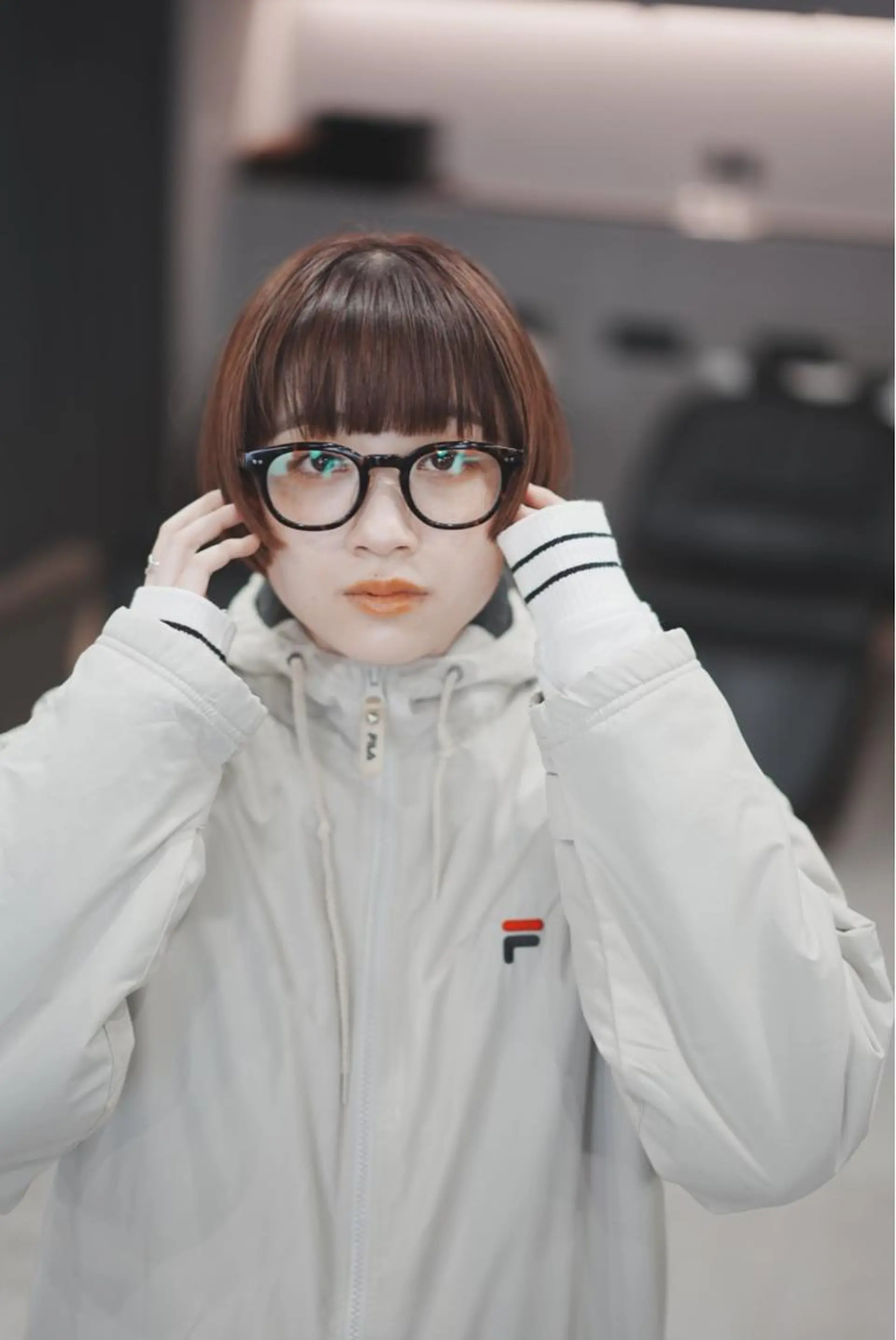 ショート ボブパーマコテ巻き風 パーマNo1深江秀平のヘアスタイル