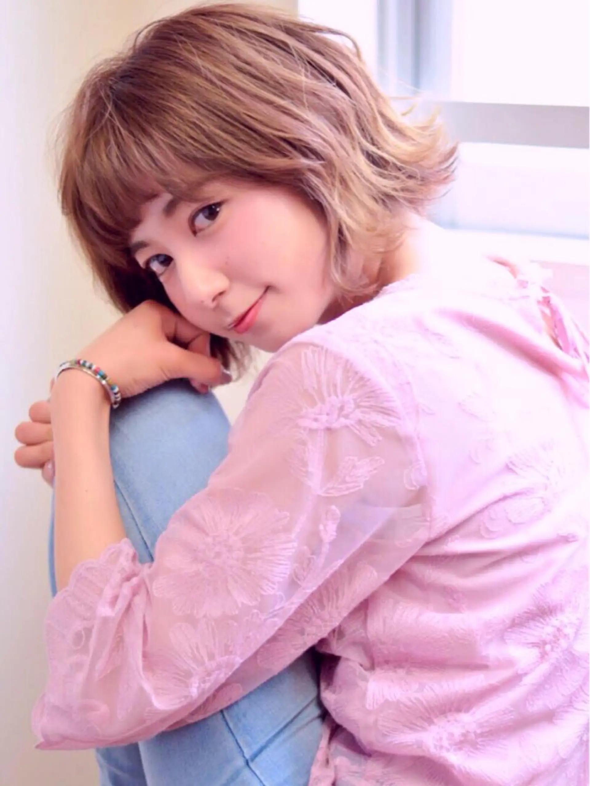 ショート カラー 吉祥寺aivee 若手注目スタッフのヘアスタイル