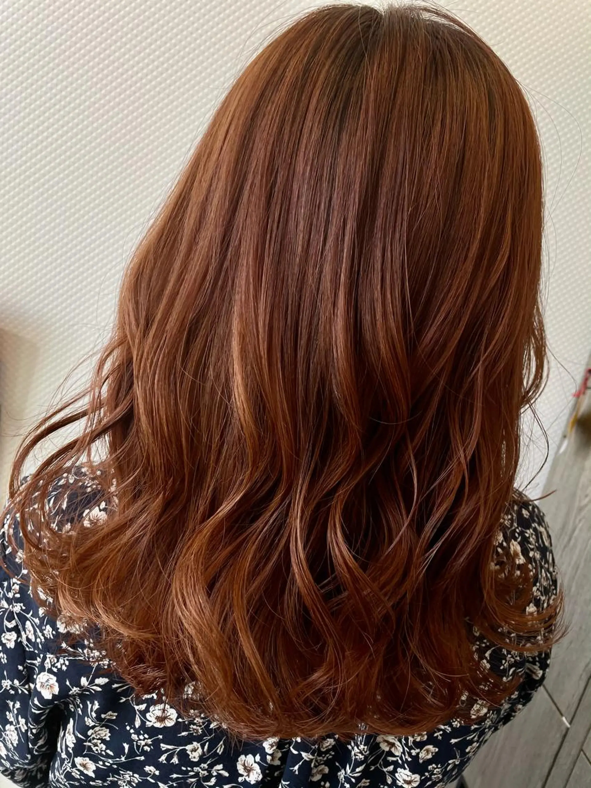 ミディアム カラー 韓国カット/透明感 Re.Labo岡本のヘアスタイル