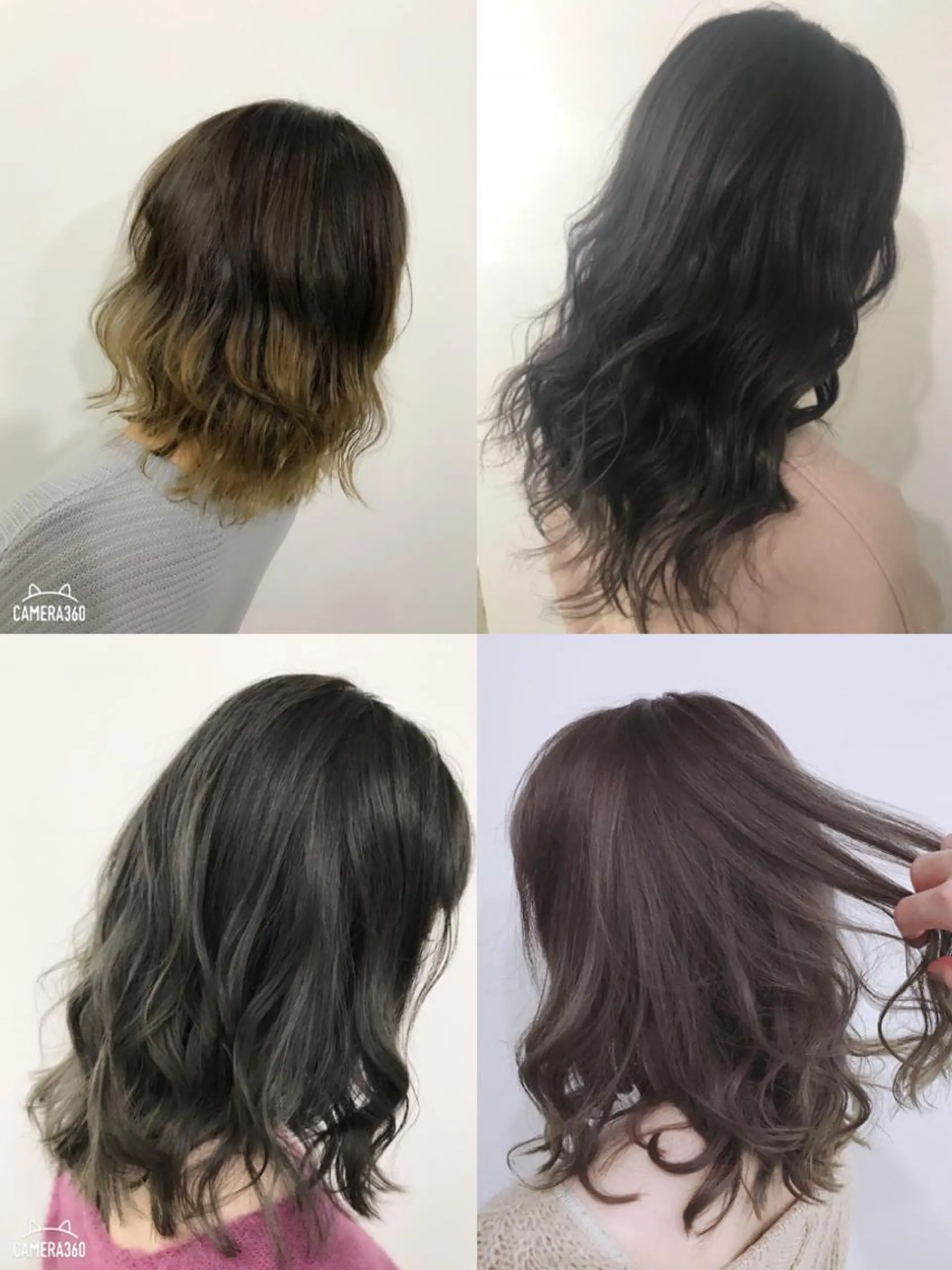 セミロング カラー ヘアアレンジ デザインカラー 相武台ショート特化 💐川崎希💐のヘアスタイル