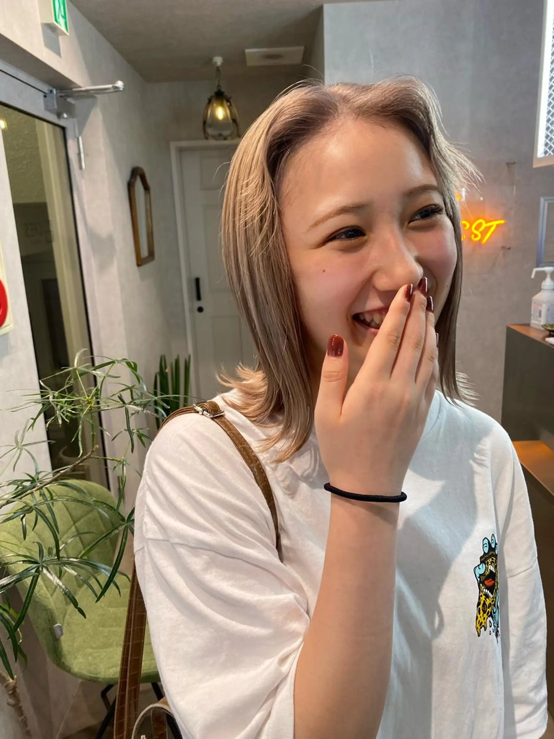 ミディアム カラー ヘアアレンジ XENA表参道 MIKUのヘアスタイル