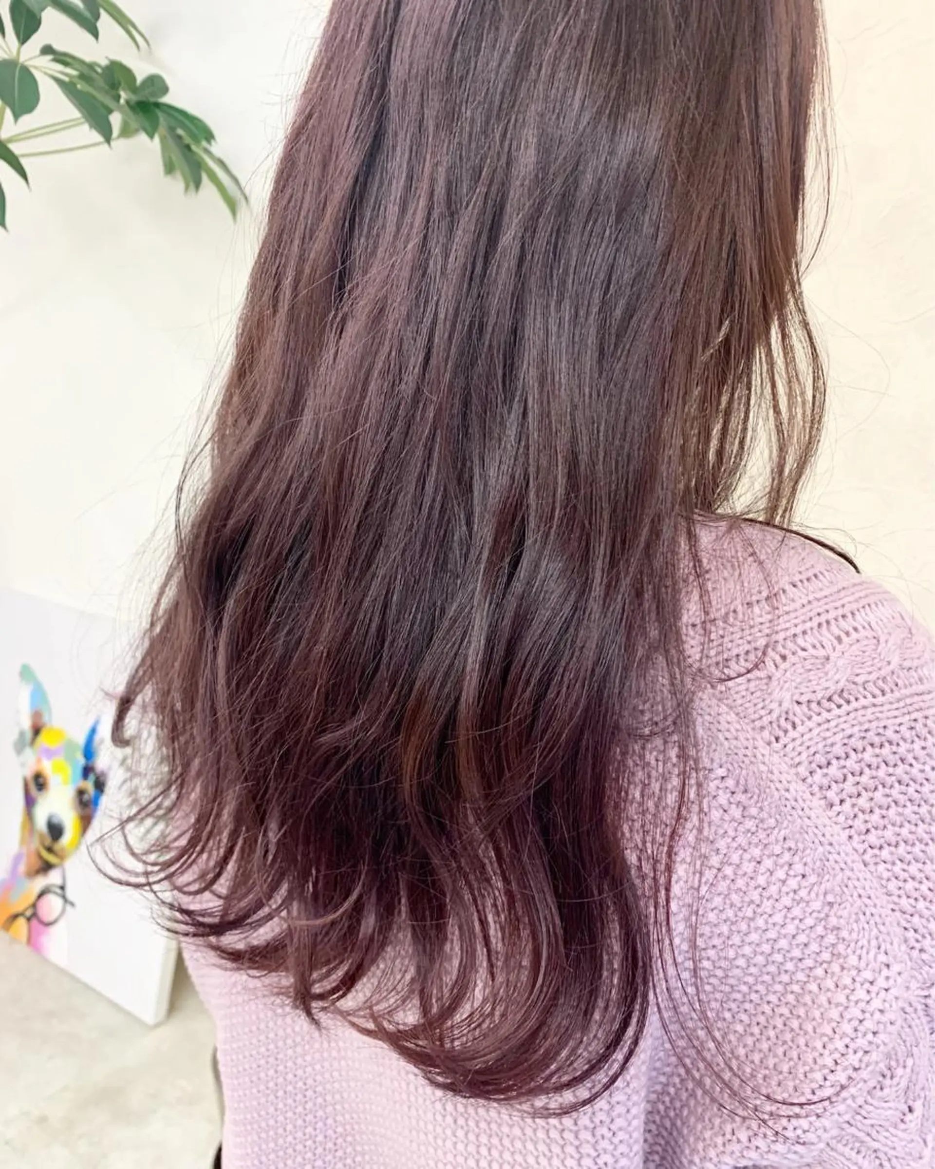 ロング カラー ヘアアレンジ グラデーションカラー ピンクカラー タカミ荒子店所属・眉毛ワックス konomiの眉毛・アイブロウイメージ