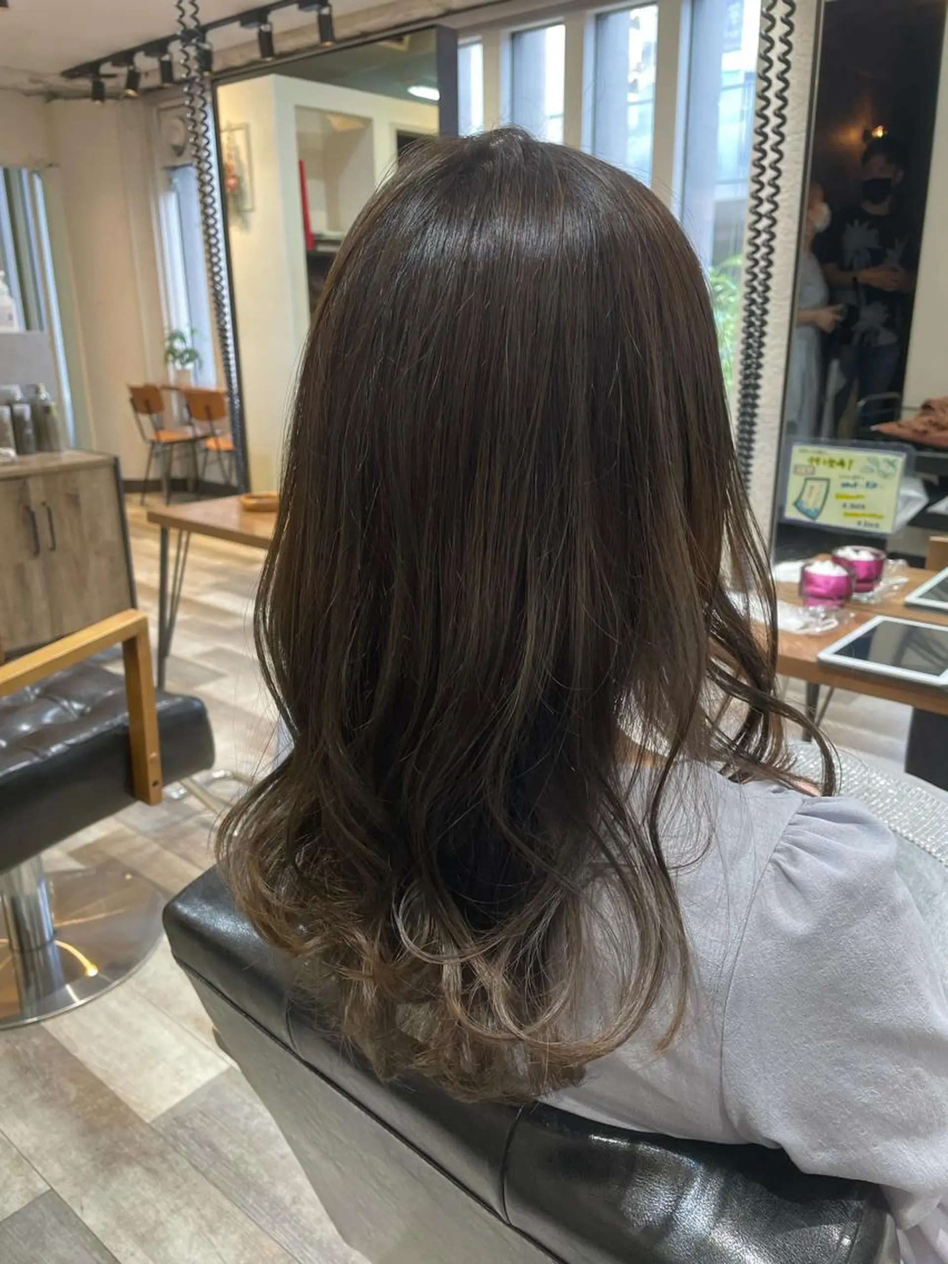 ロング カラー グレージュ ACROあべの店所属・艶カラー/インナー /グラデ/大西小百合のヘアスタイル