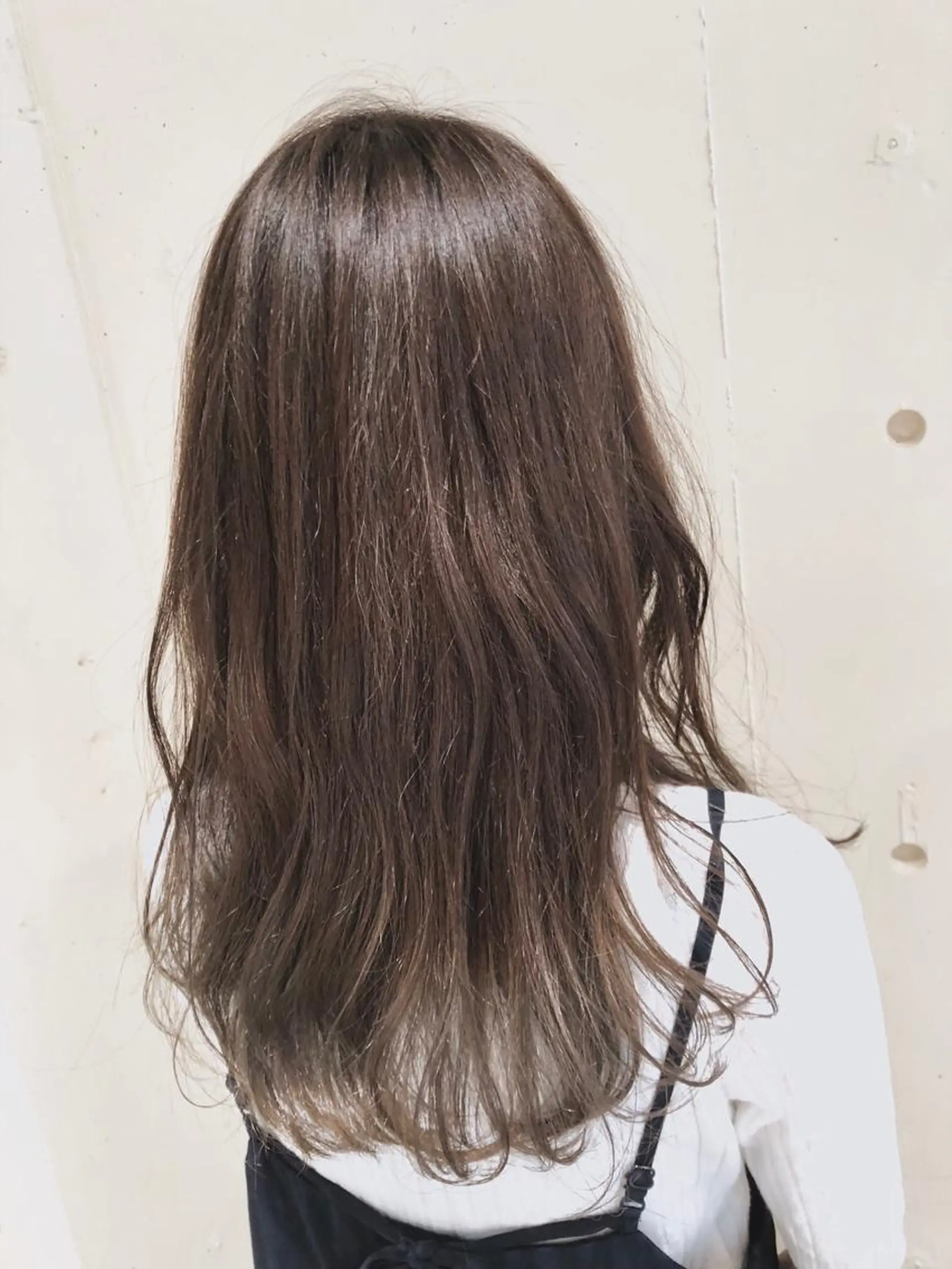 セミロング カラー パーマ ヘアアレンジ ベージュカラー ブリーチ ケアブリーチ ケアカラー 透明感カラー 【ツヤ髪美容師】 ツダケイスケのヘアスタイル