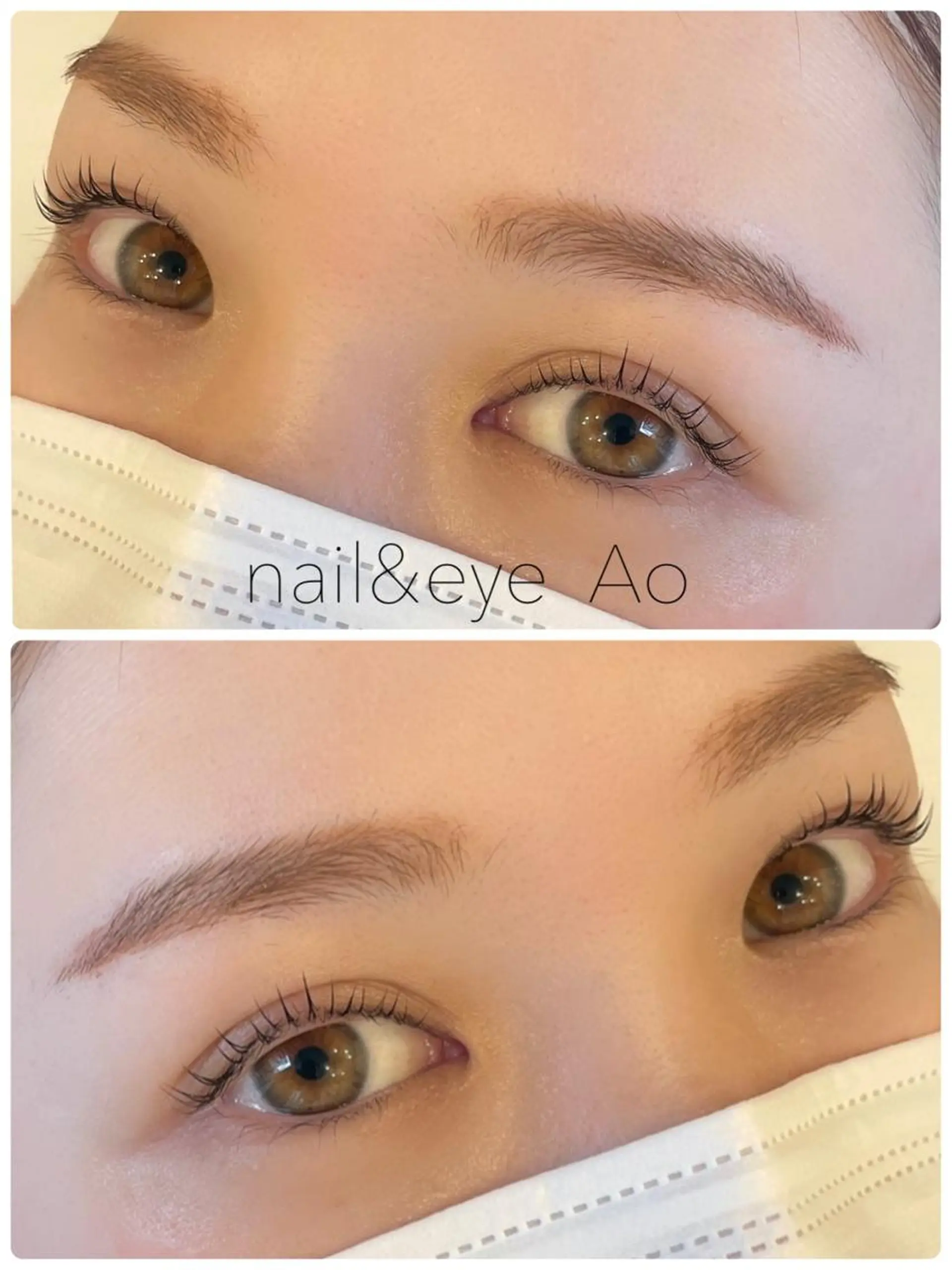 カラー パーマ ヘアアレンジ メンズ キッズ ネイル マツエク・マツパ アイブロウ パリジェンヌラッシュリフト マツパ nail&eye Aoのマツエク・マツパデザイン