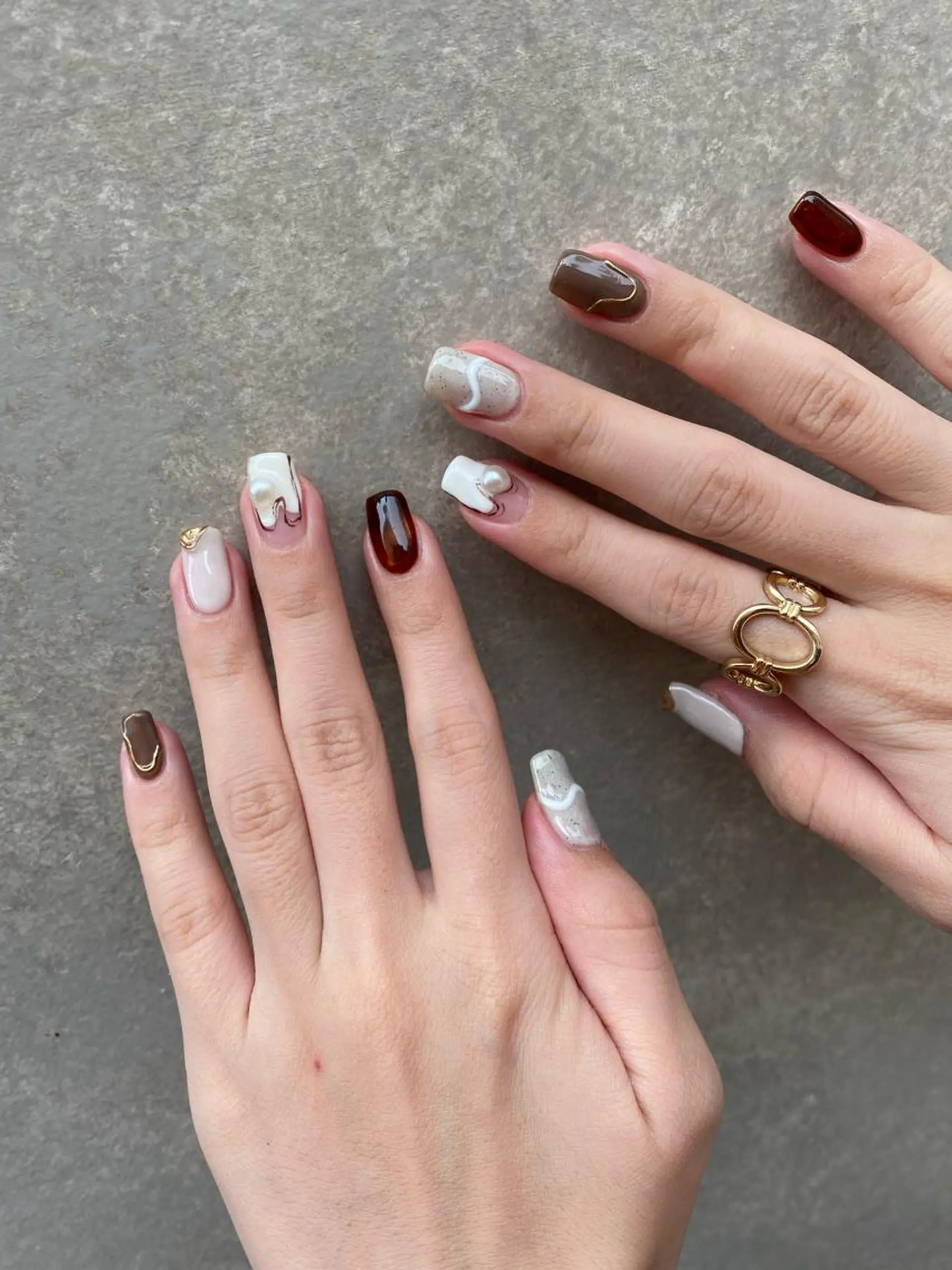 ネイル ハンドネイル 【似合わせ提案】鈴木 舞のネイルデザイン