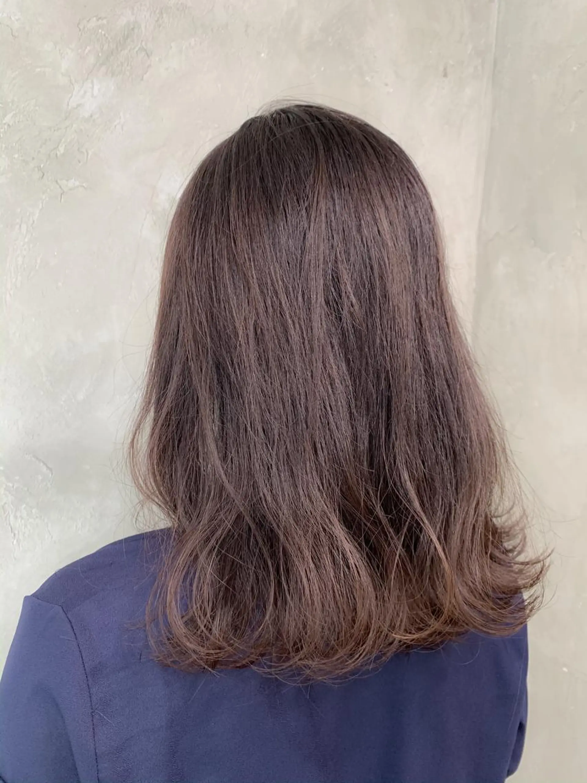 セミロング カラー アッシュ ベージュカラー カット ヘアカラー トリートメント 🌈髪質改善💕 縮毛矯正✨青木まで✨のヘアスタイル