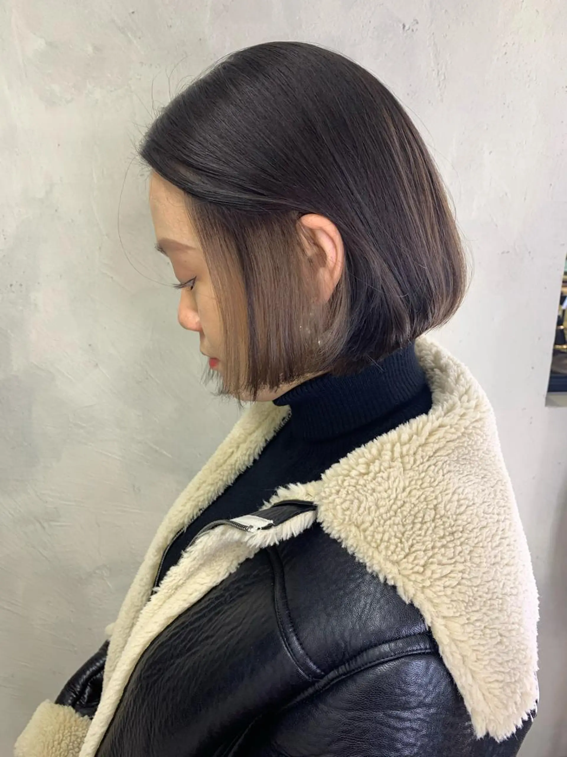 ショート カラー 切りっぱなしボブ ボブ ヘアセット 艶ハイトーン/ヘア アレンジAYAKAのヘアスタイル