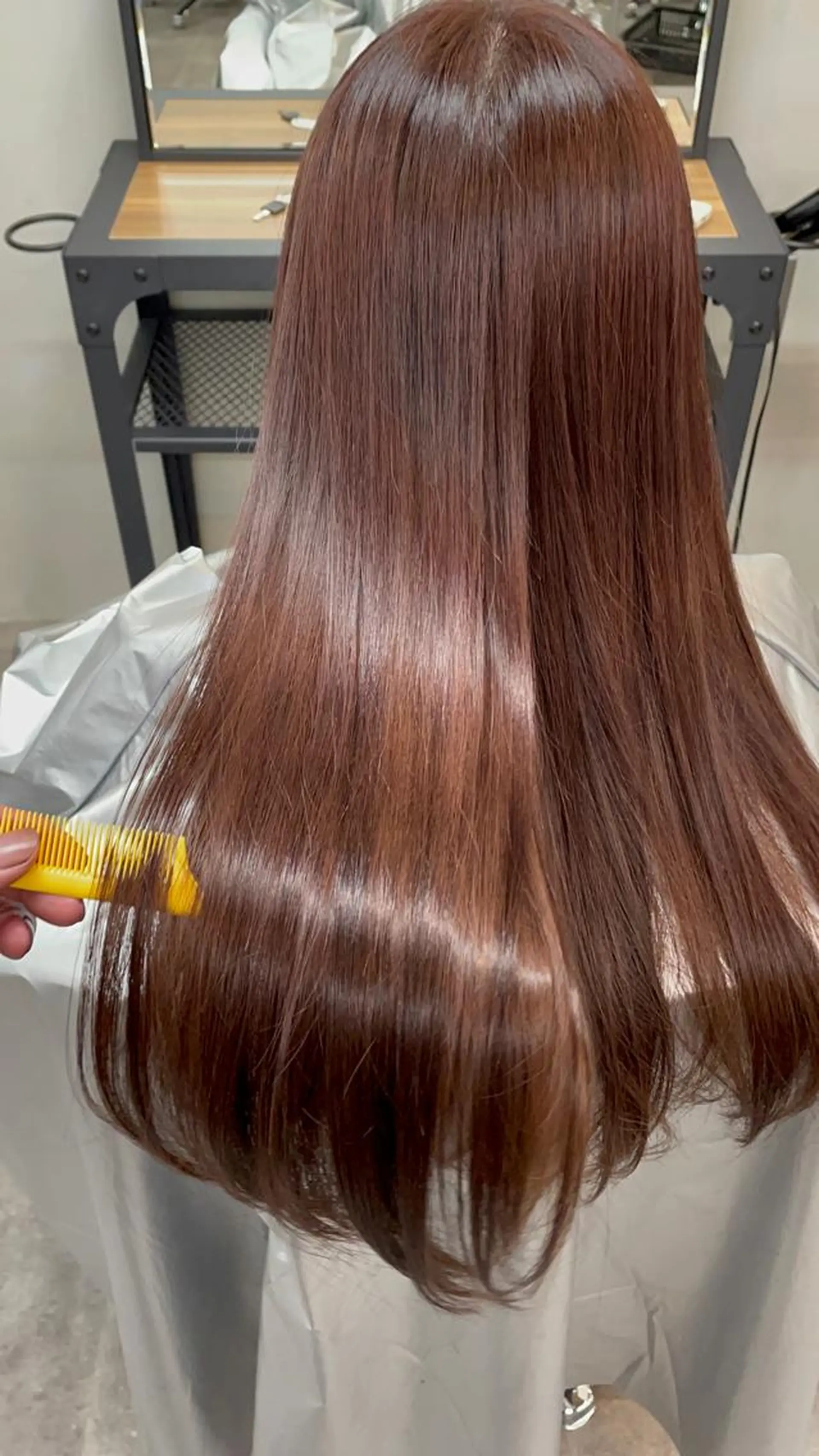 セミロング カラー カット トリートメント ALLEN hair 京橋店のヘアスタイル