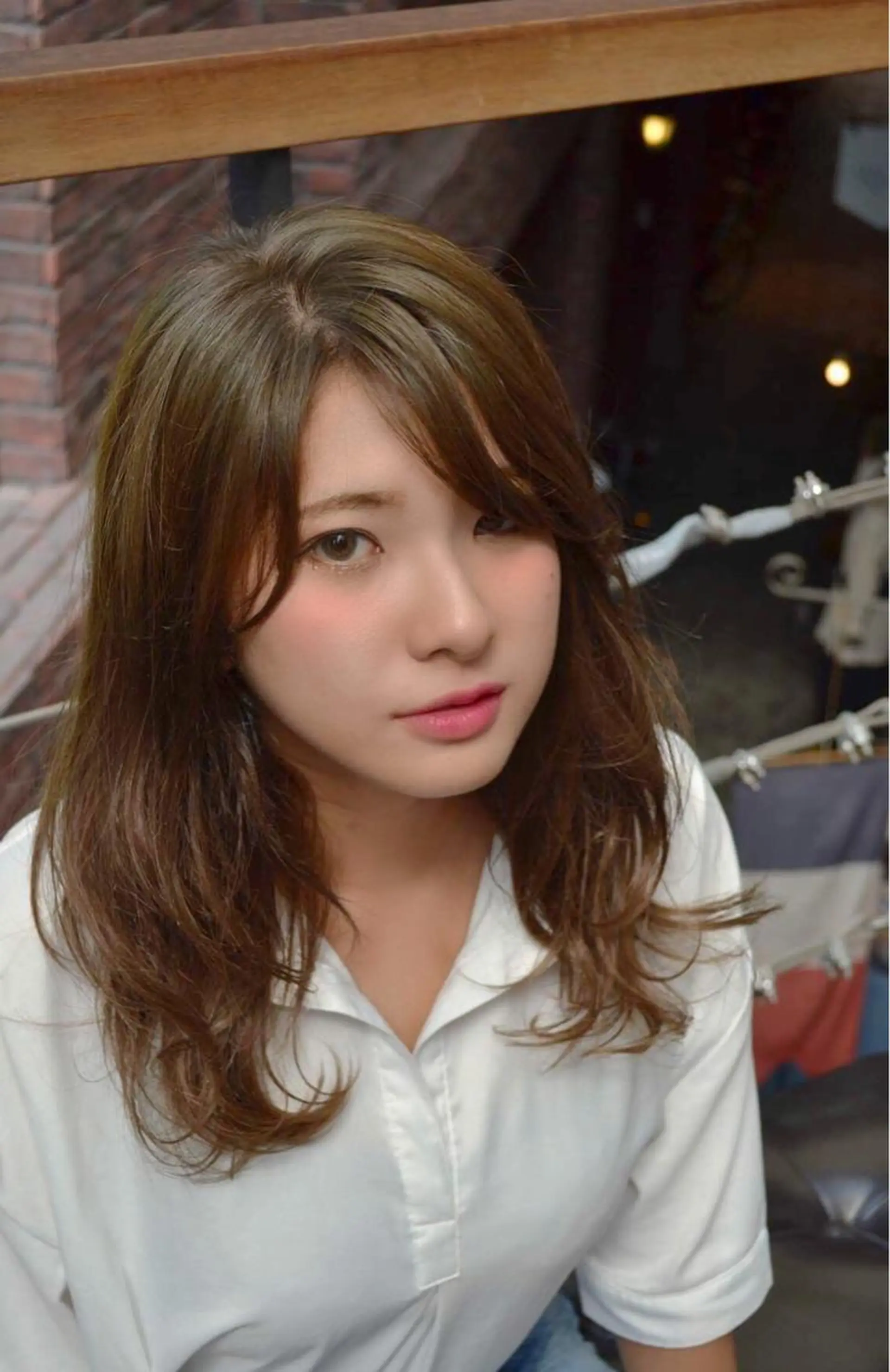 セミロング カラー イルミナカラー メンズ指名多数!! SiLO 田島のヘアスタイル