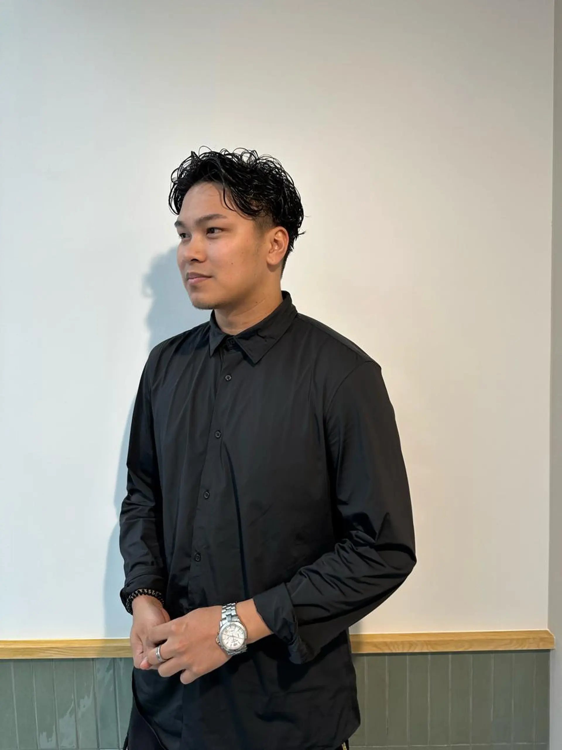 ショート パーマ メンズ キッズ パーマ オトナヘア🌸 harukaのヘアスタイル