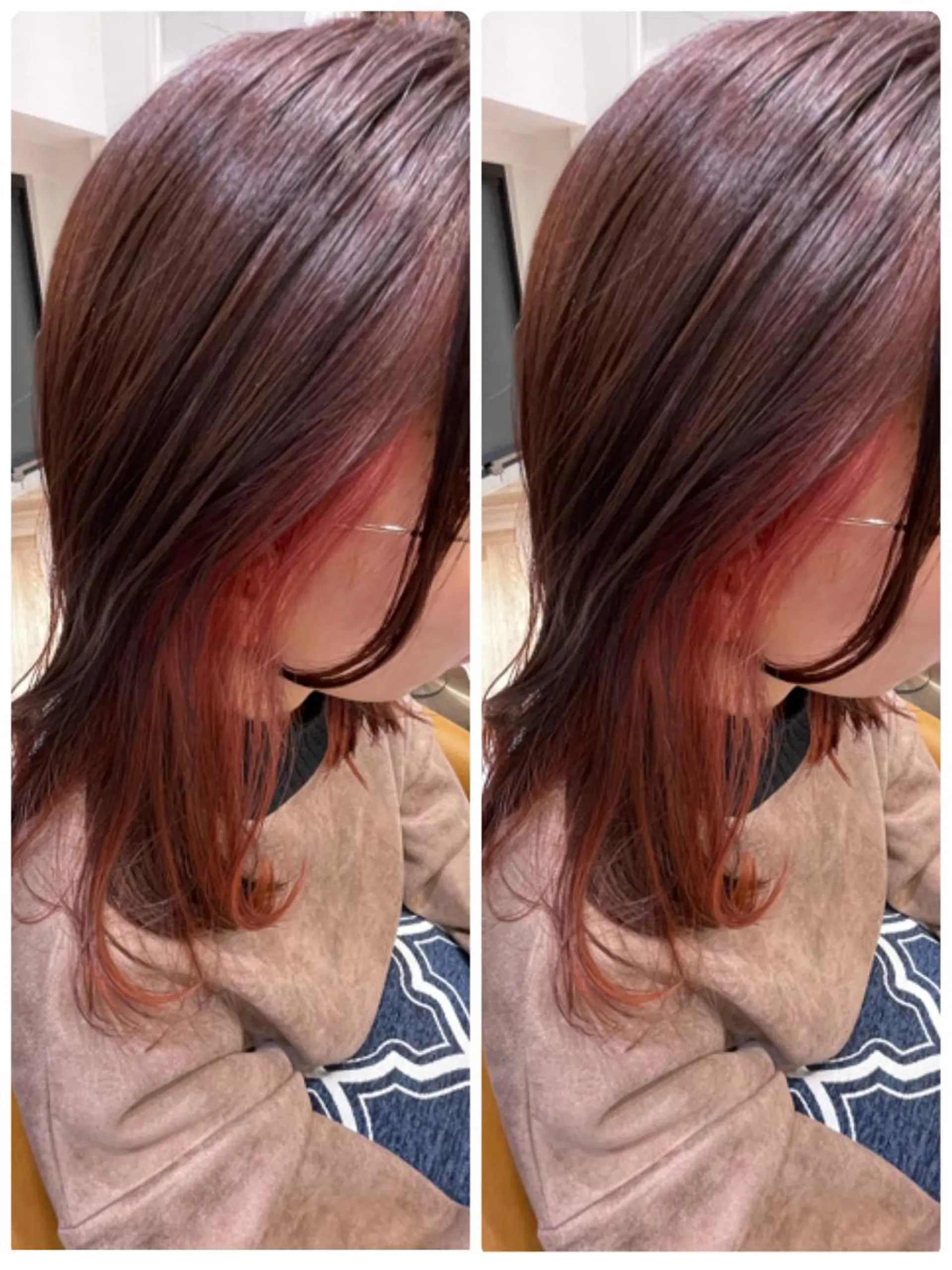 ミディアム カラー 髪質改善/縮毛矯正/ ボブ/店長/槌矢圭悟のヘアスタイル