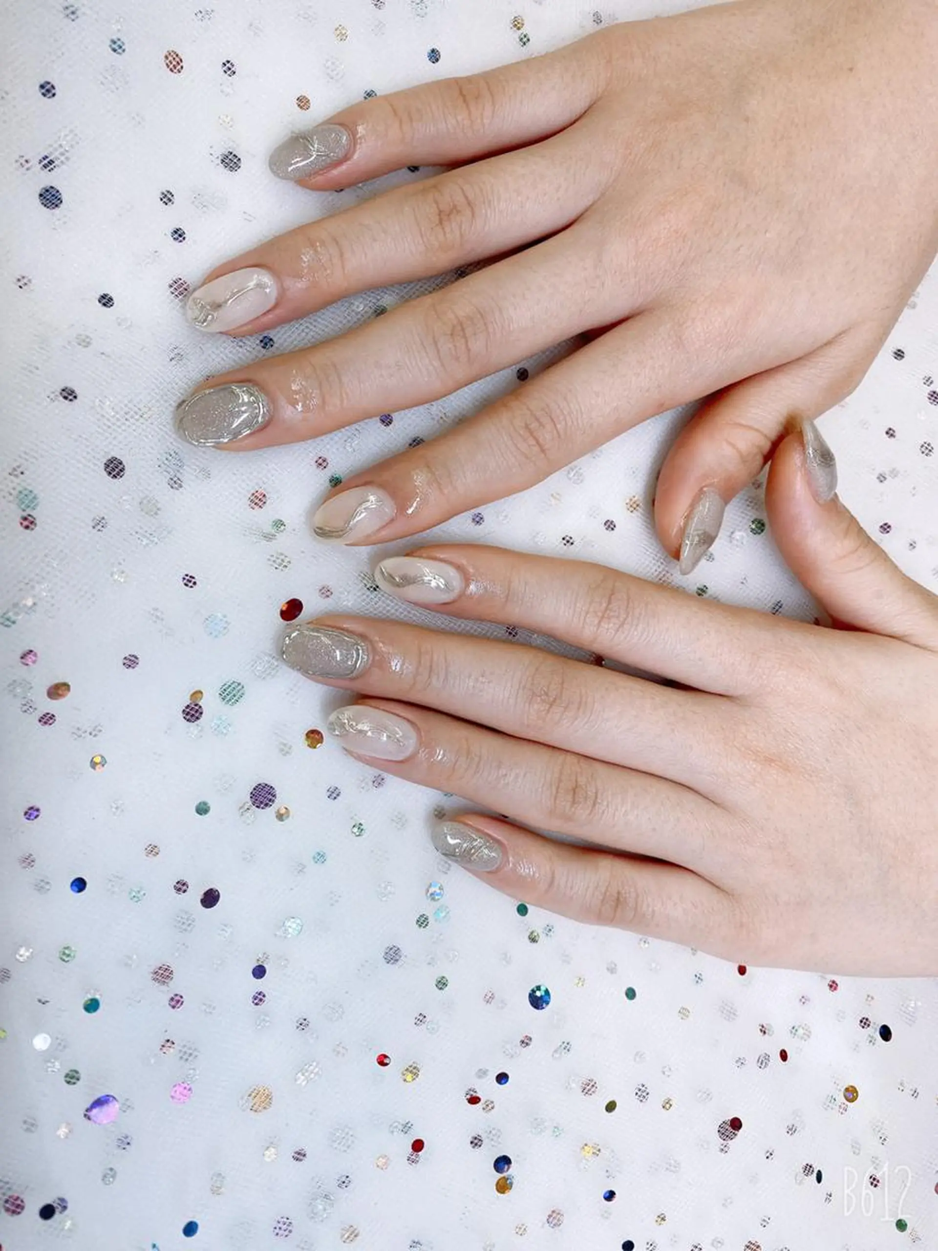 ネイル 🦋ネイルサロン ブラン🌈ゆりのネイルデザイン