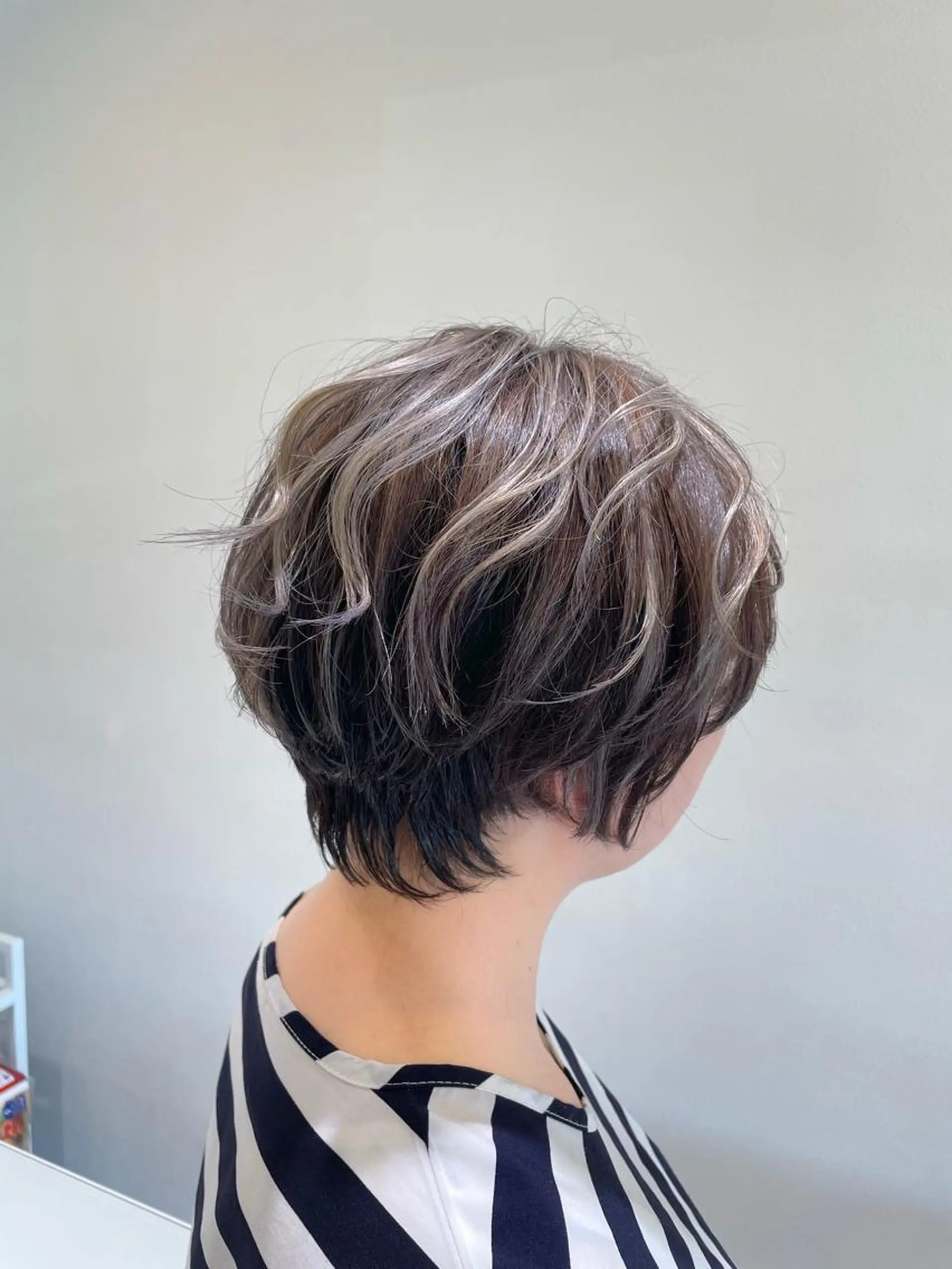 ショート カラー 似合わせスタイル 岡田勇哉のヘアスタイル