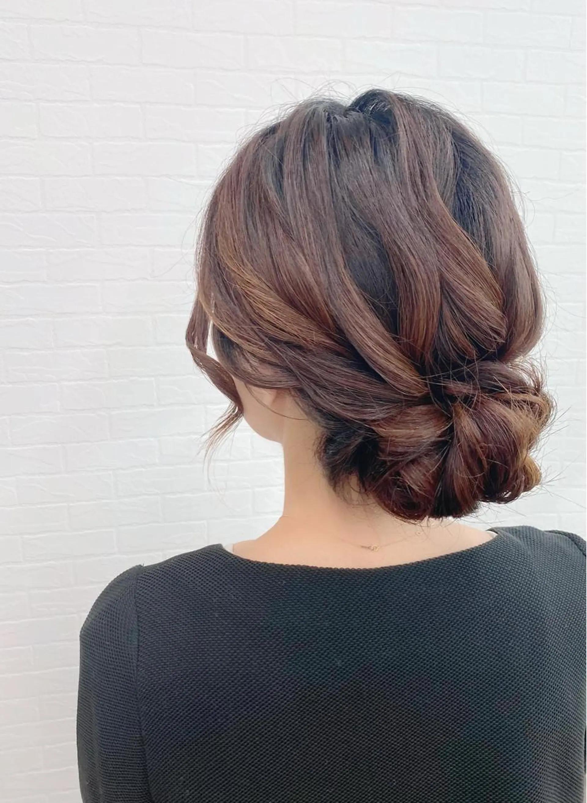 セミロング ヘアアレンジ ヘアセット GRANLUSSO 〜グランルッソ駅前店所属・木口 嘉美のヘアスタイル