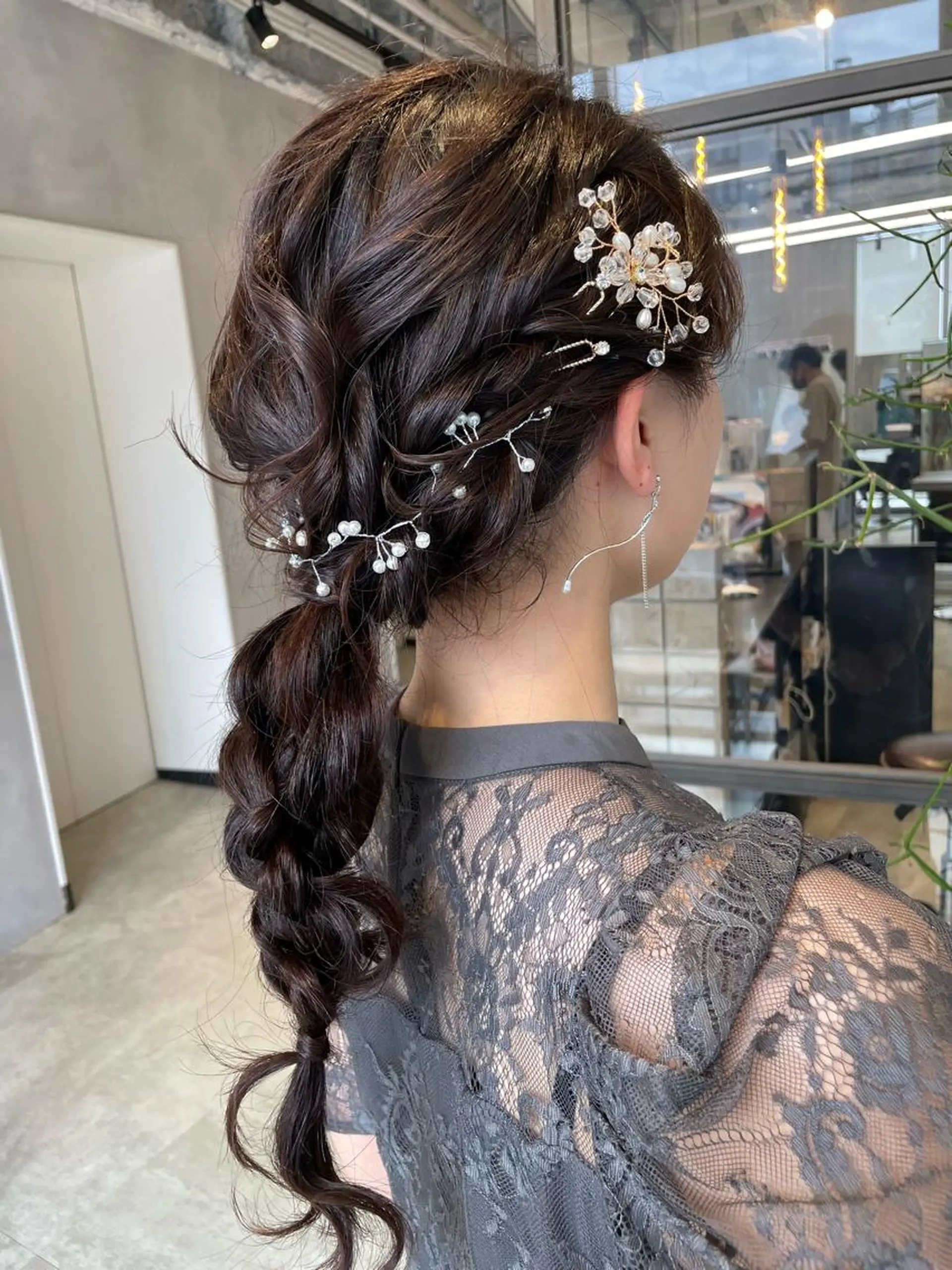 ロング ヘアアレンジ 透明感カラー✨艶髪 制作🌱山根あゆみのヘアスタイル