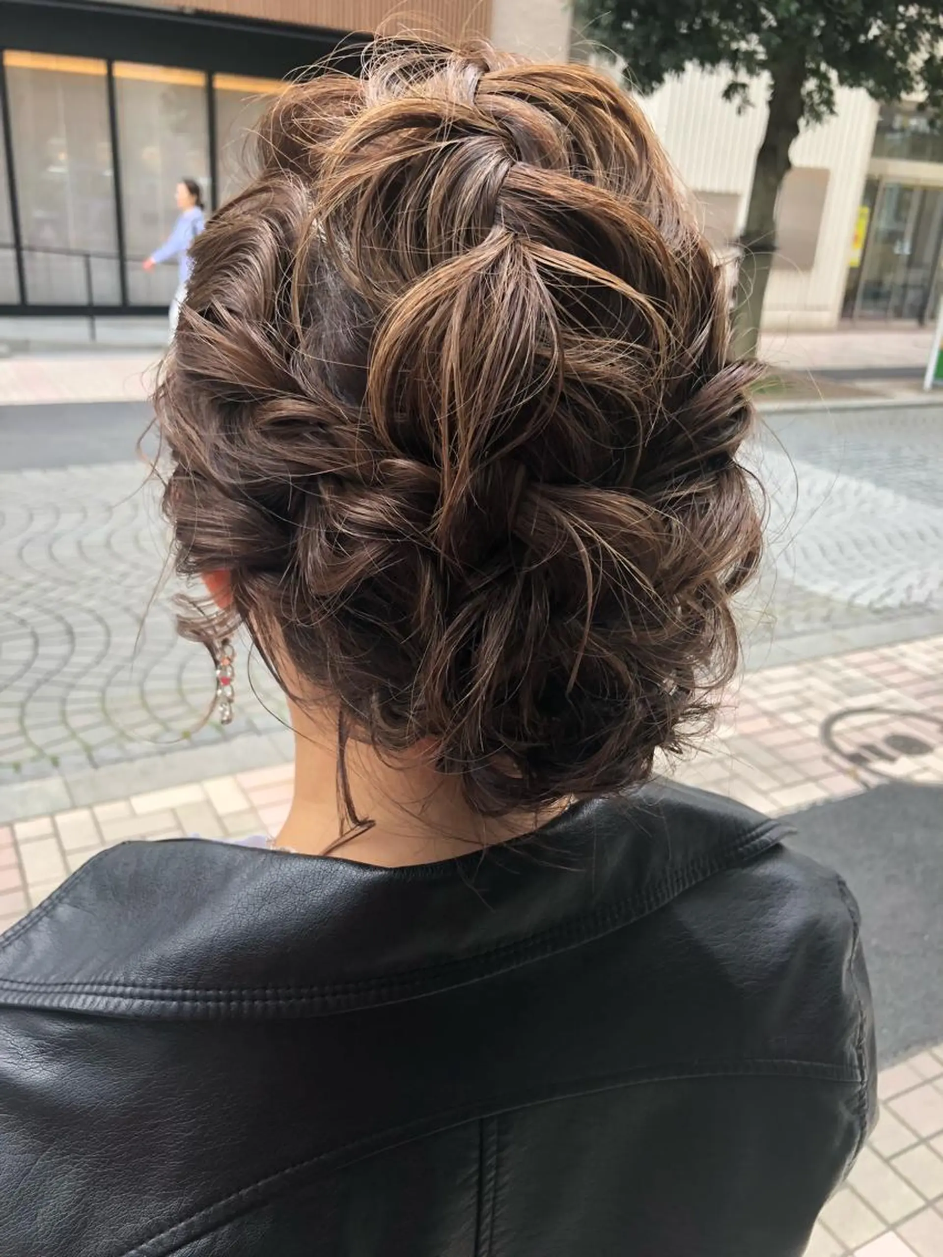 ミディアム ヘアアレンジ 樋渡 侑希のヘアスタイル