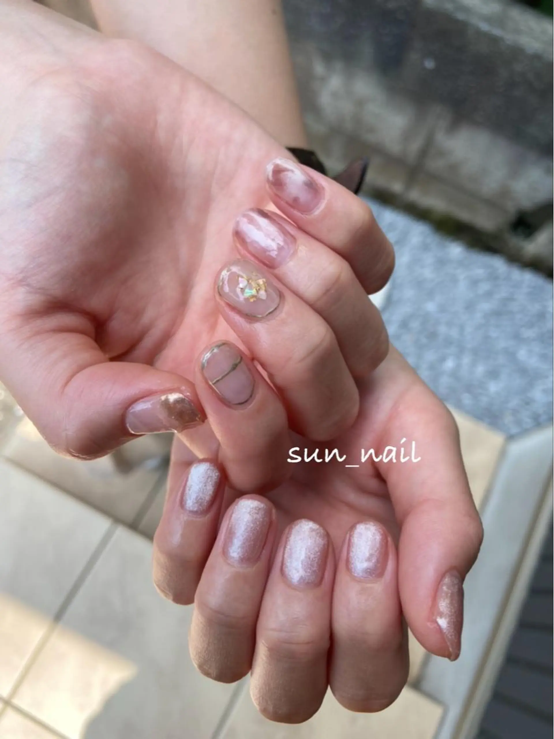 ネイル アートネイル クリアネイル ミラーネイル ニュアンスネイル . unffのネイルデザイン