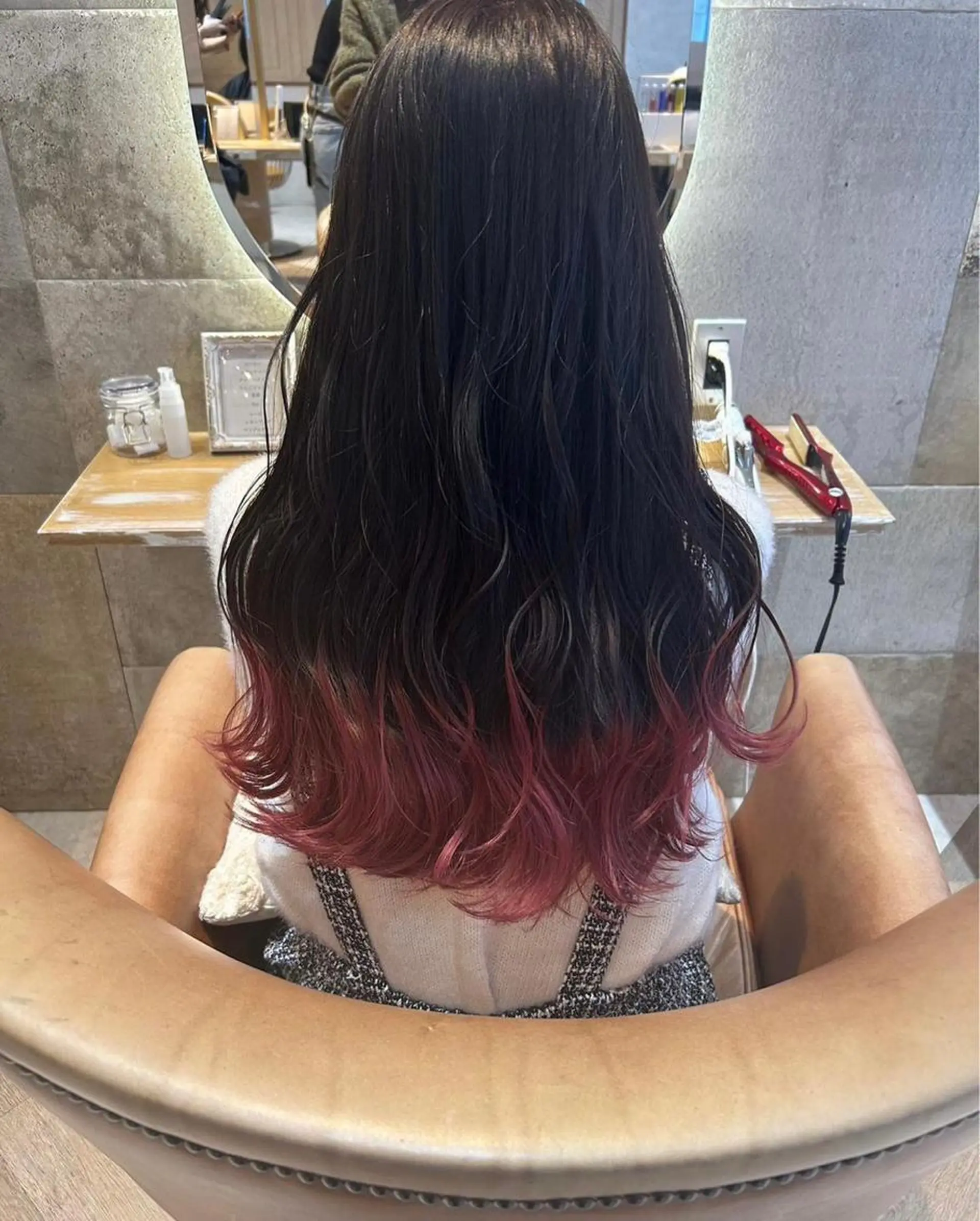 ロング ボブ ハイライト 髪質改善 韓国風ヘア 小顔カット ヘアカラー トリートメント ショートカット/ 森栄範のヘアスタイル