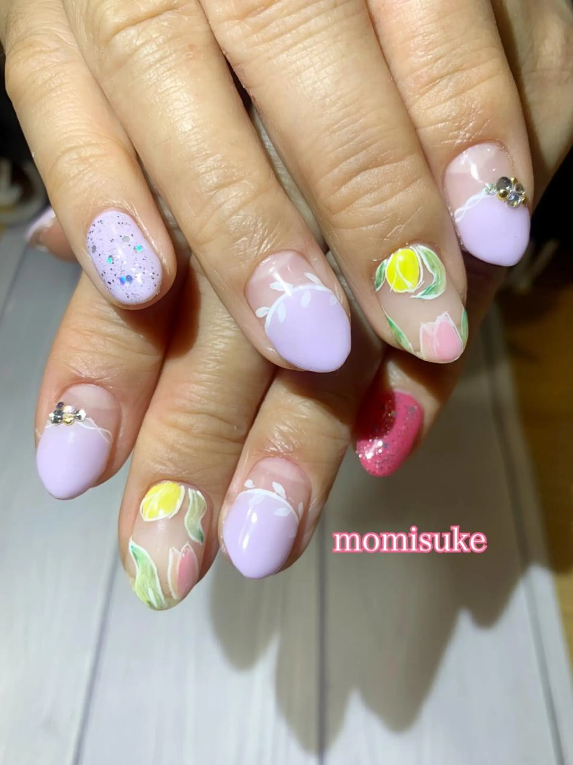 ネイル 芦原 嘉子のネイルデザイン