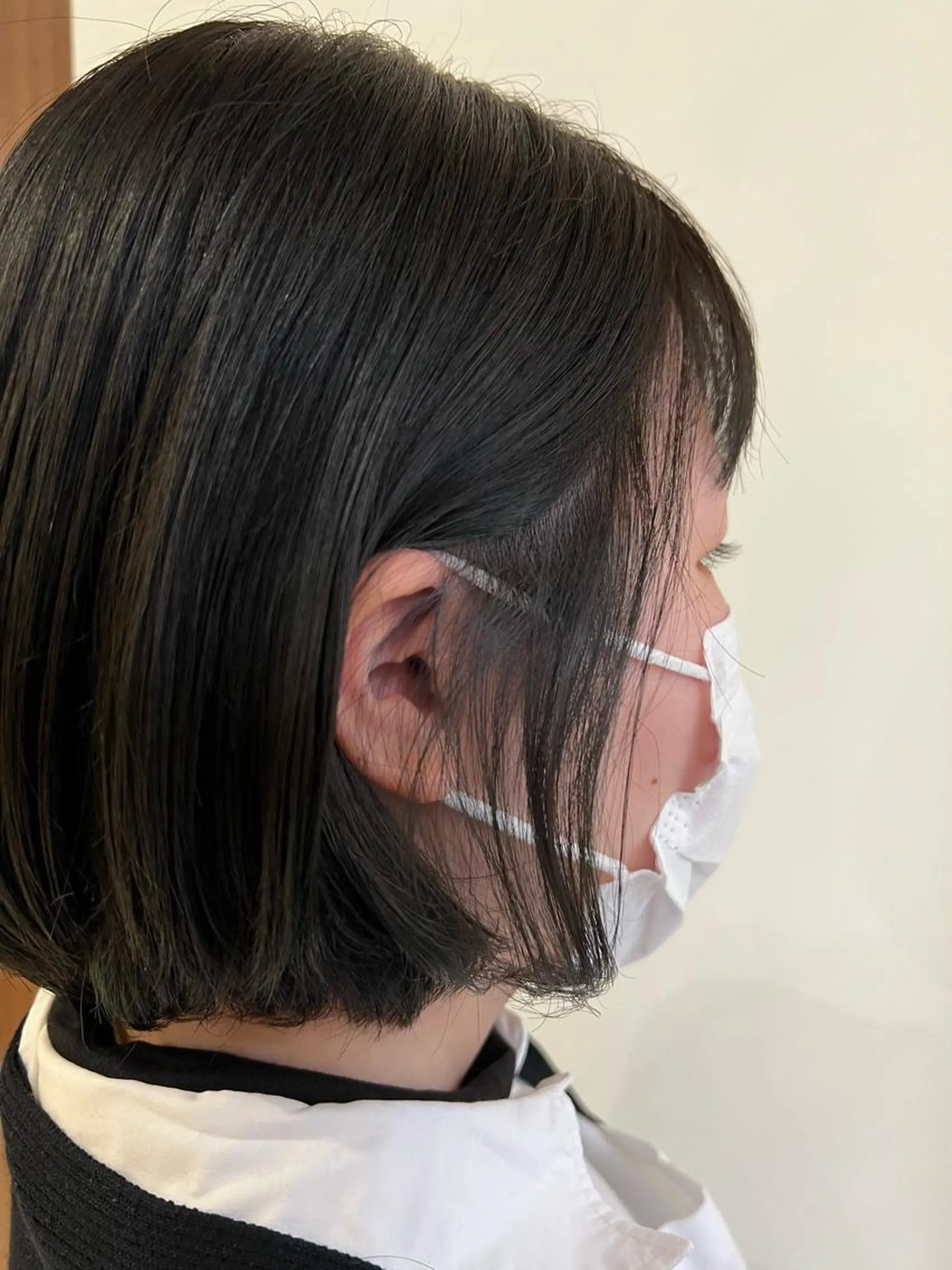 ミディアム カラー ながやま まいのヘアスタイル