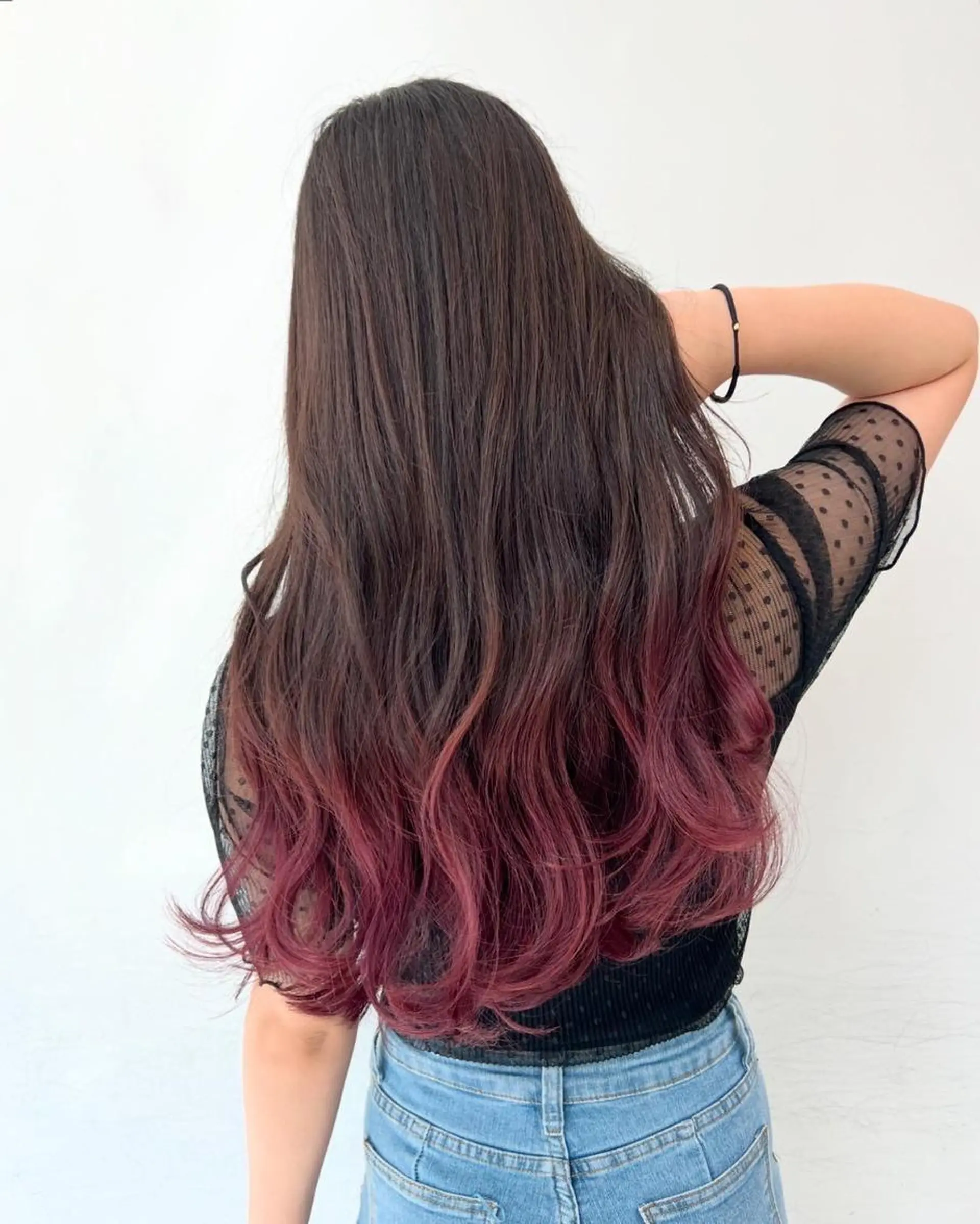 ロング カラー ヘアカラー トリートメント 【公式】amble luxe池袋東口🩷のヘアスタイル