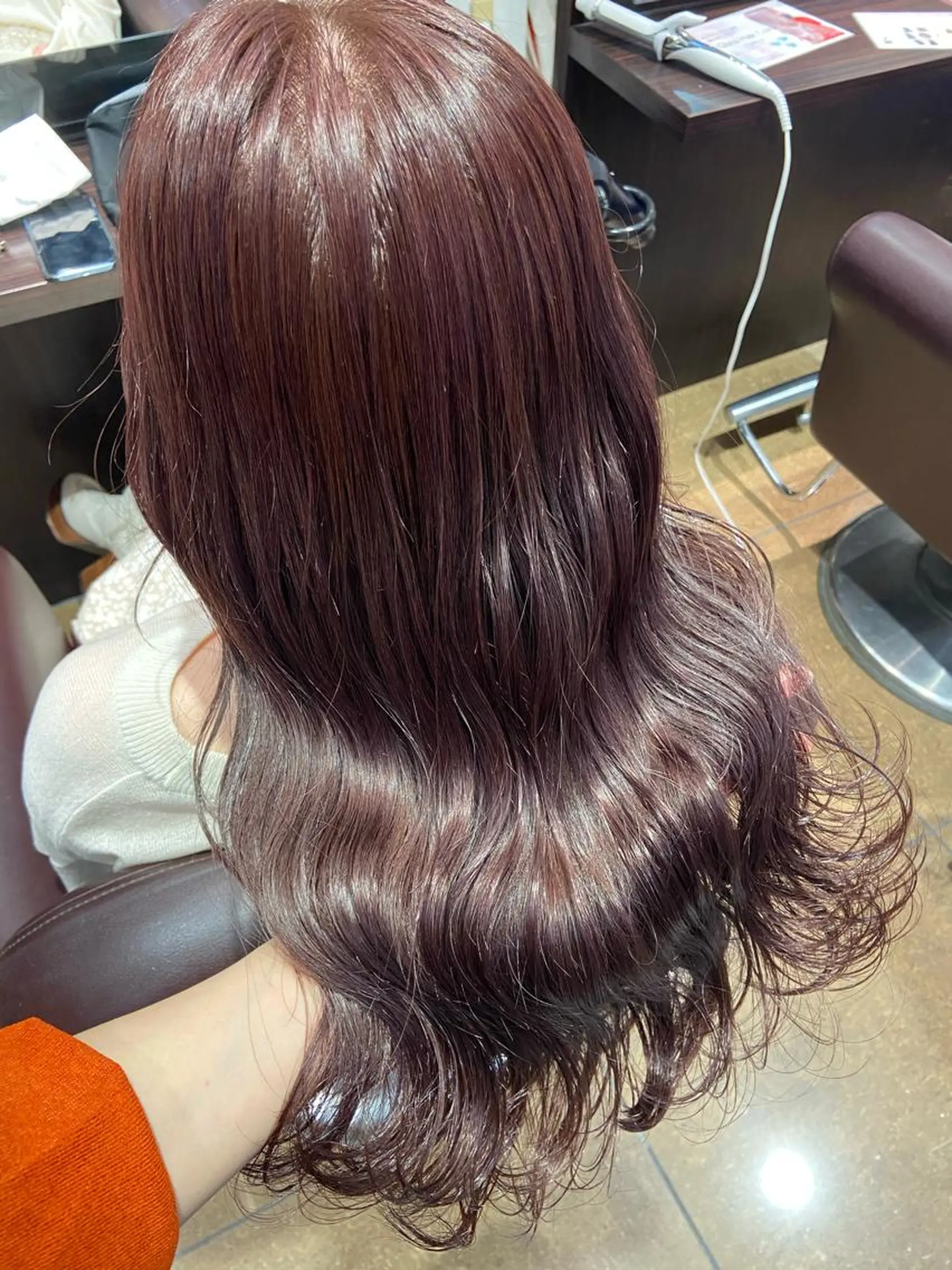 セミロング カラー カット ヘアカラー トリートメント 🧸プルエクステ❤︎ ネイルKAO🧸のヘアスタイル