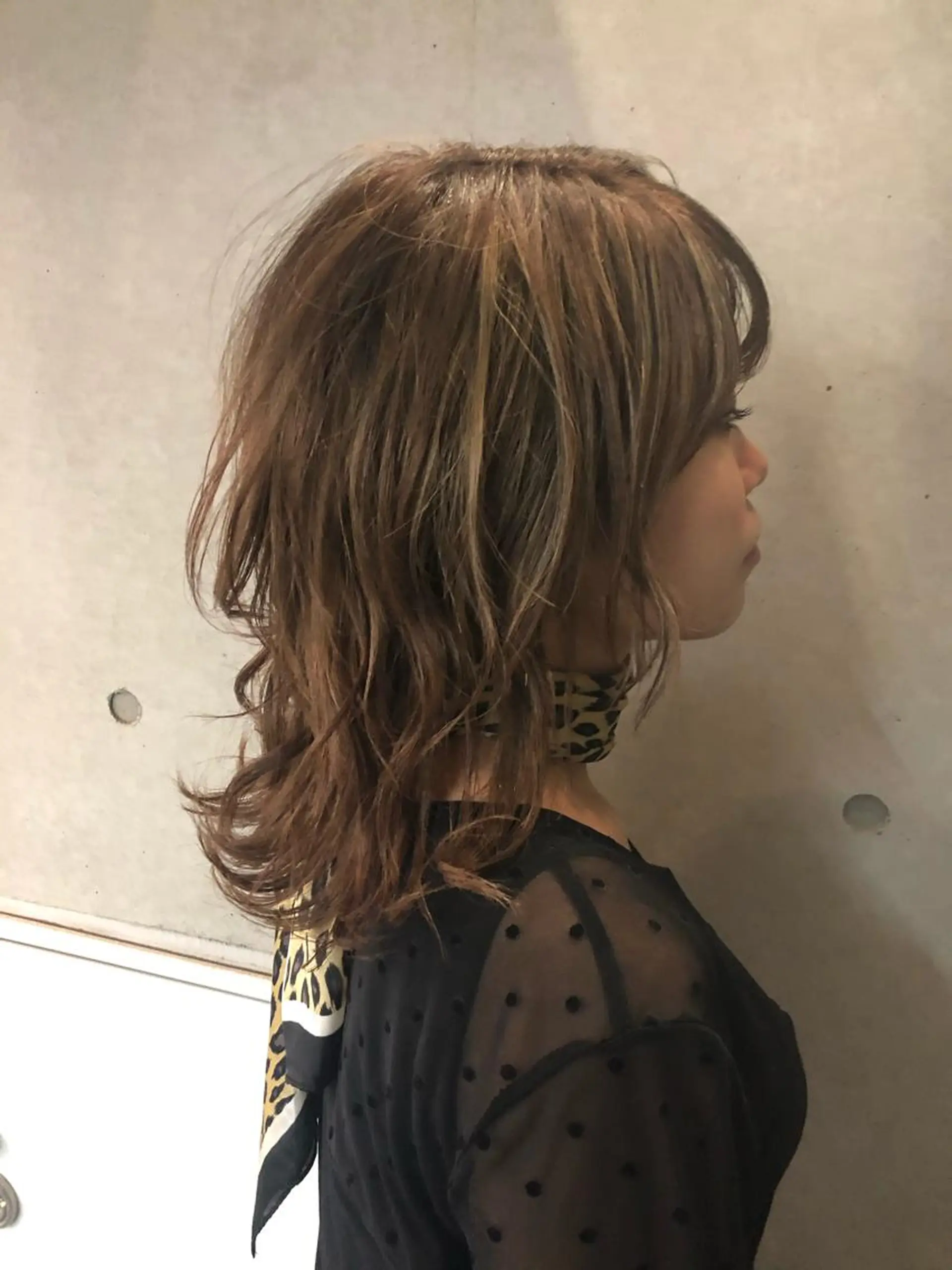 ミディアム カラー パーマ ヘアアレンジ 脱白髪染め特化GBG 自由が丘所属・【白髪ぼかし 専門GBG】自由が丘のヘアスタイル
