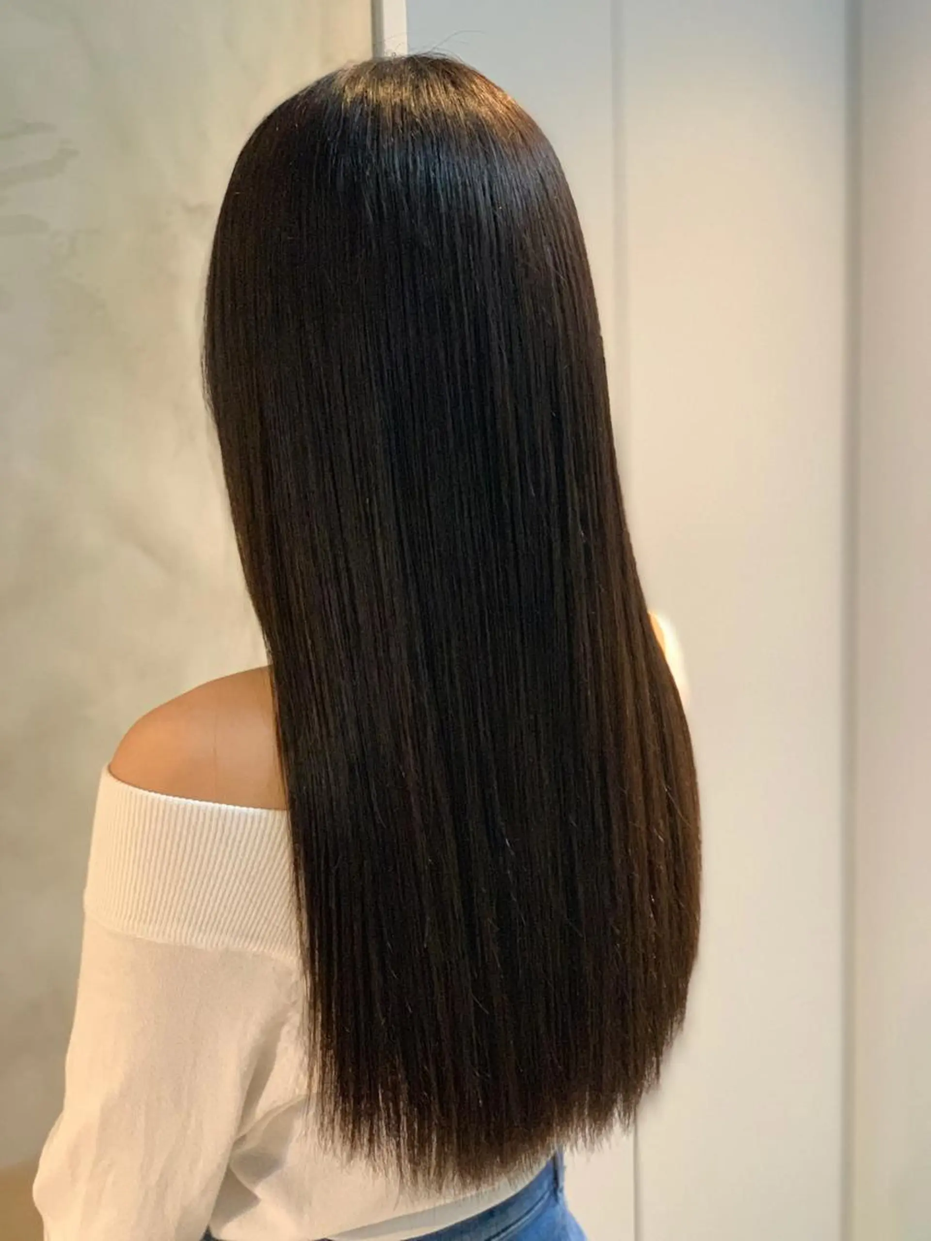 ロング 縮毛矯正 🦋韓国系指名No1 店長/圓山 祐也🦋のヘアスタイル