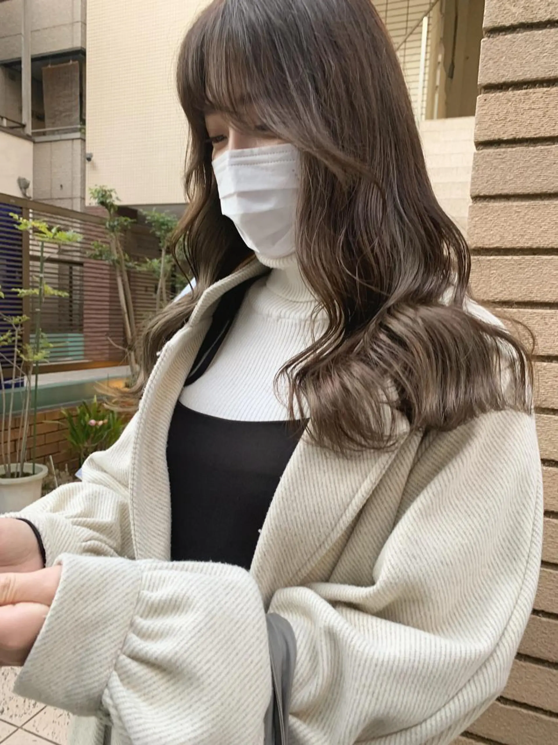 ロング カラー SAKURA 原宿所属・なかの たくみのヘアスタイル