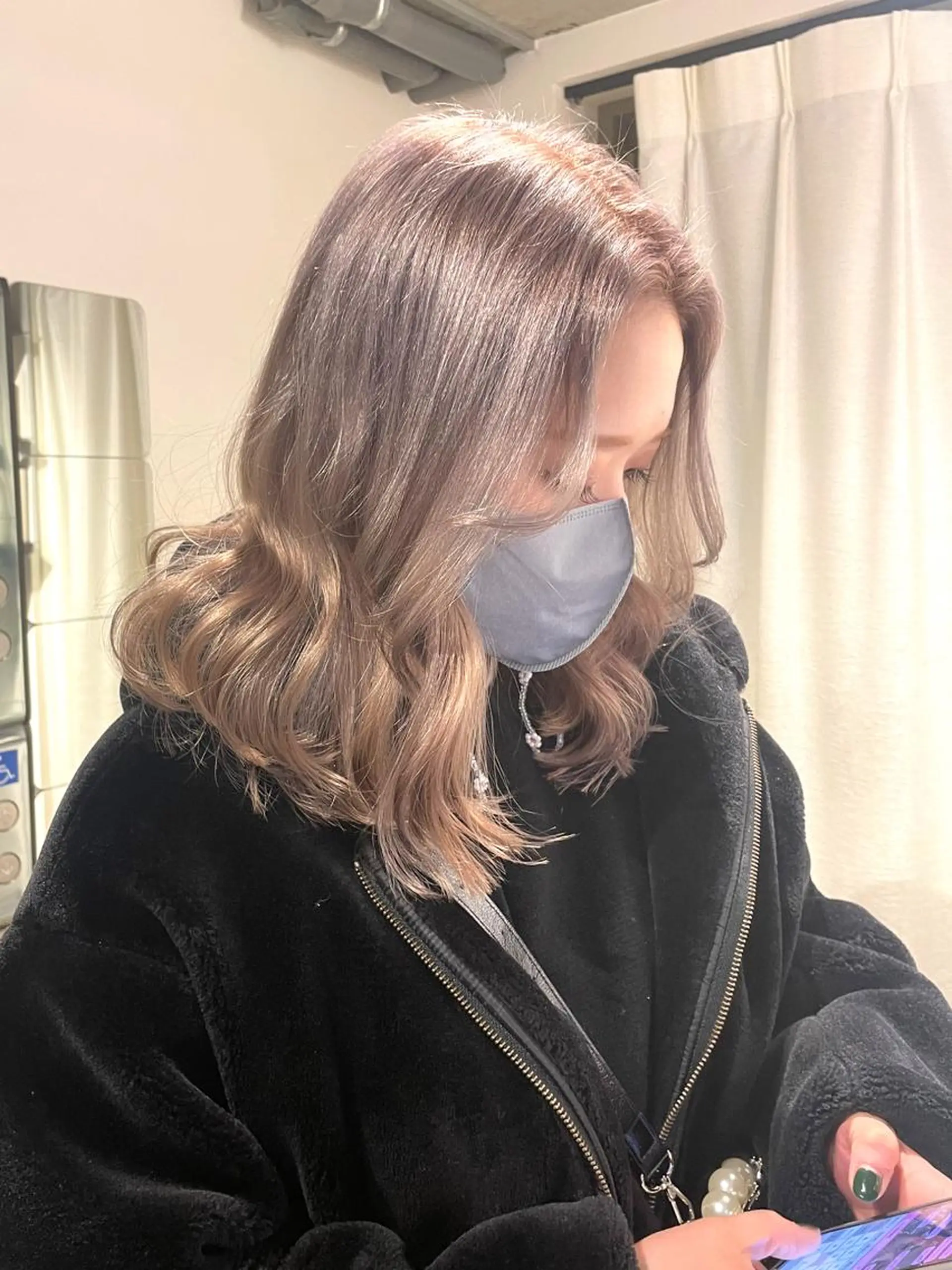 ロング カラー カット ヘアカラー トリートメント youres hair 髪質改善トリートメント&ヘッドスパ  新宿三丁目店【ユアーズヘア】所属・🦋透明感カラー 👑NODOKA🦋のヘアスタイル