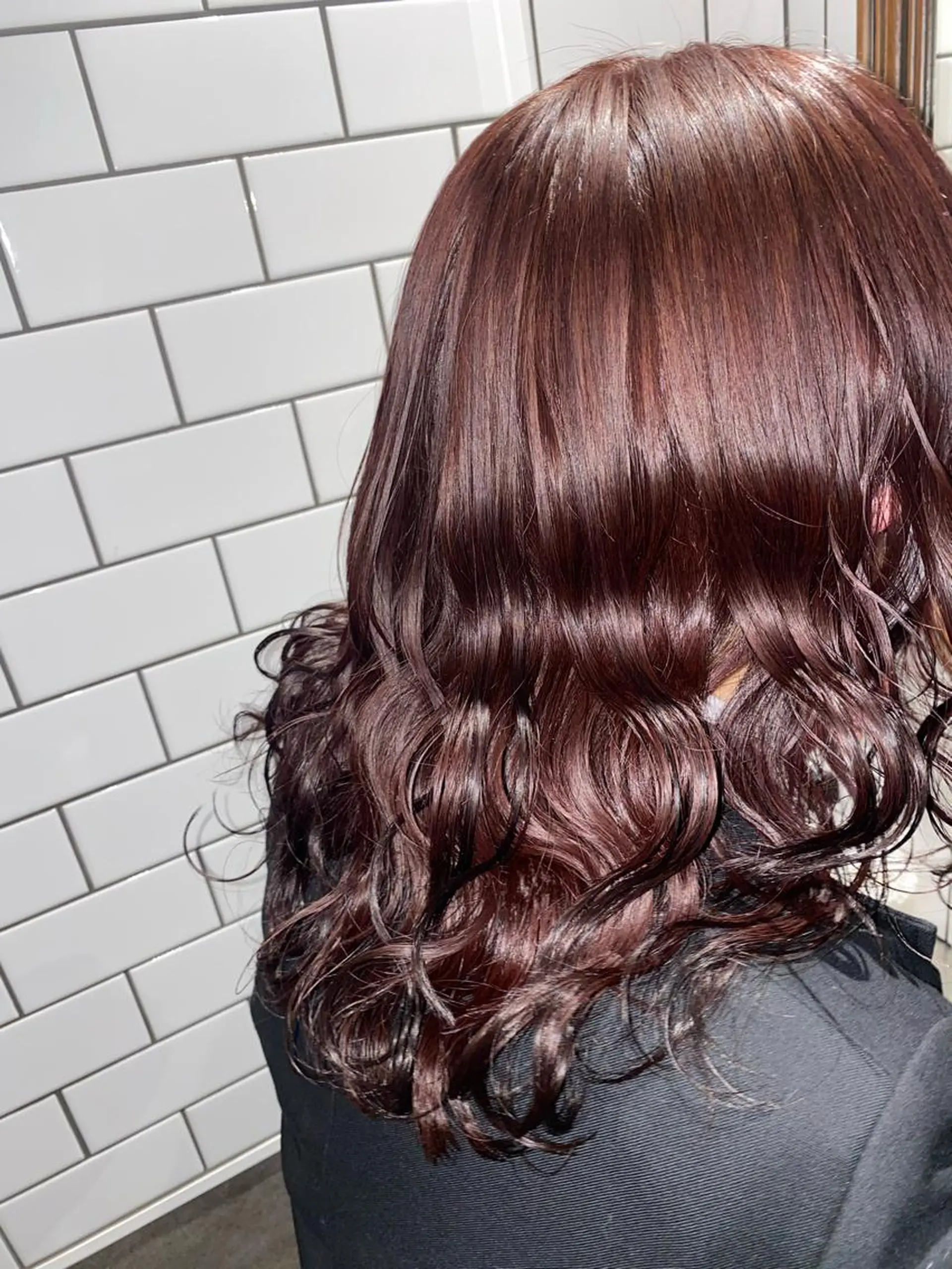 セミロング カラー ヘアアレンジ XENA表参道 MIKUのヘアスタイル