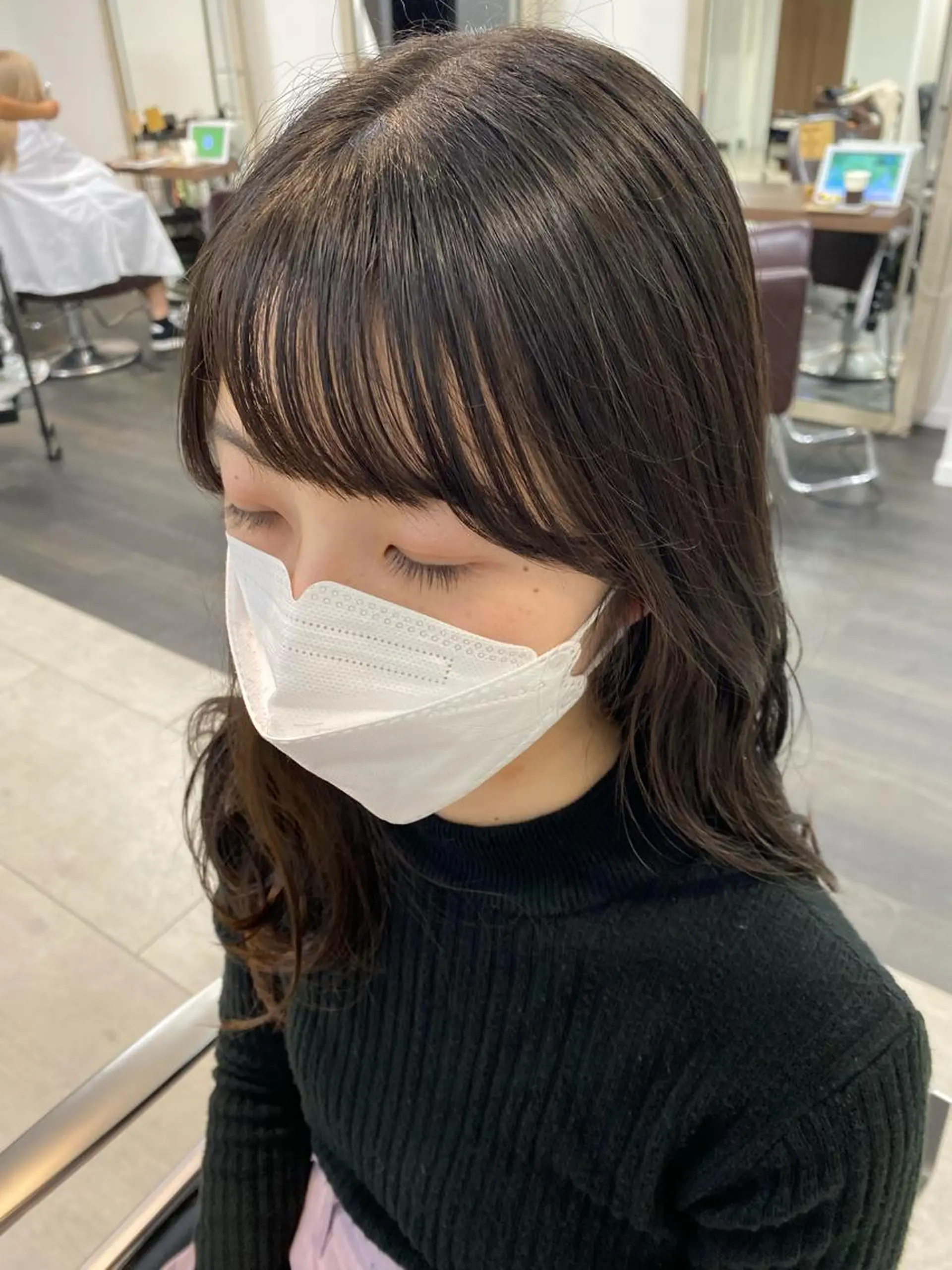 ロング カット トリートメント 月野涼風 /レイヤーカットのヘアスタイル