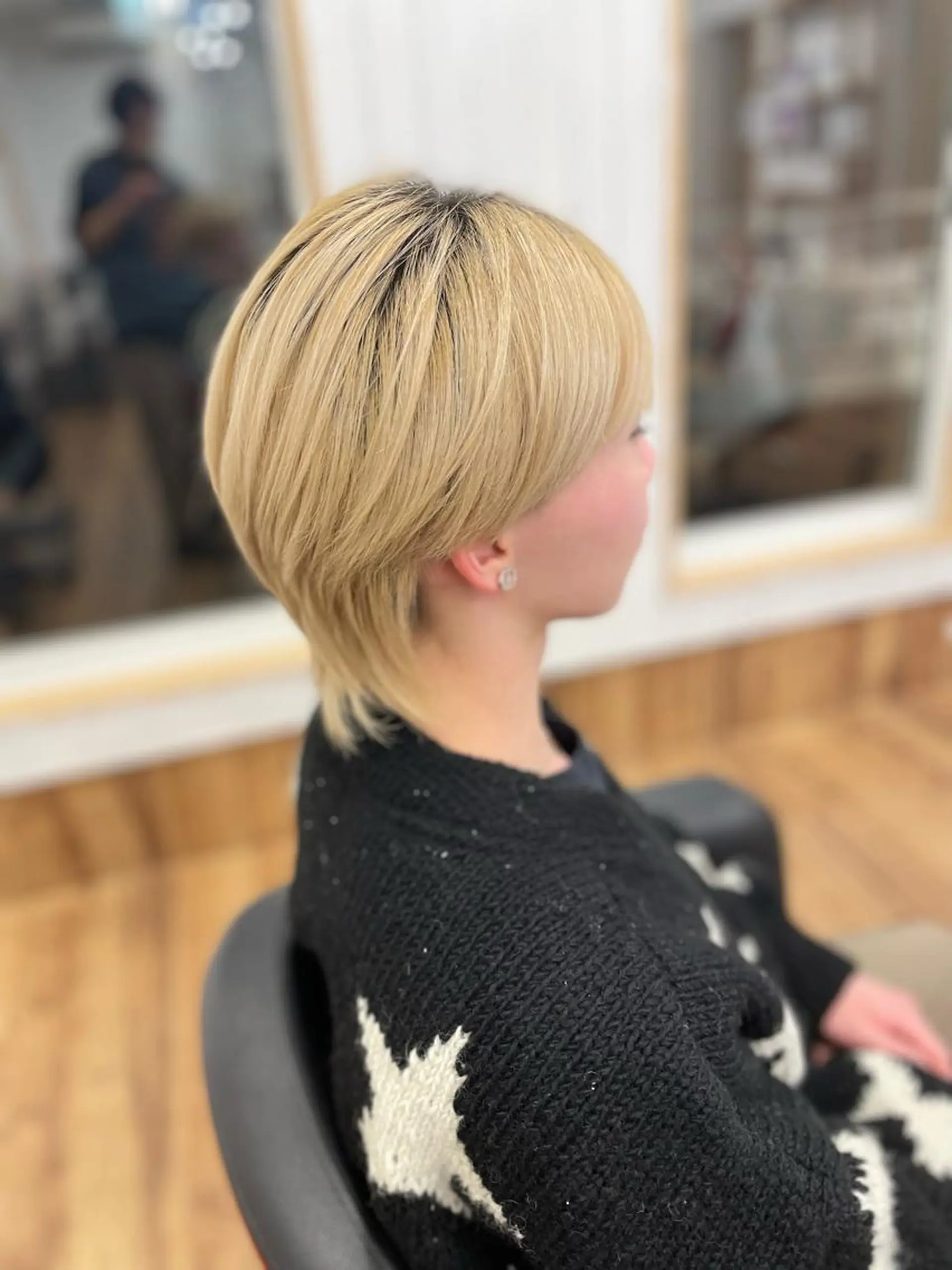 ショート メンズ メンズブリーチ メンズウルフカット ウルフカット ヘアカラー エクステ/髪質改善/ rita/フルヤマのヘアスタイル