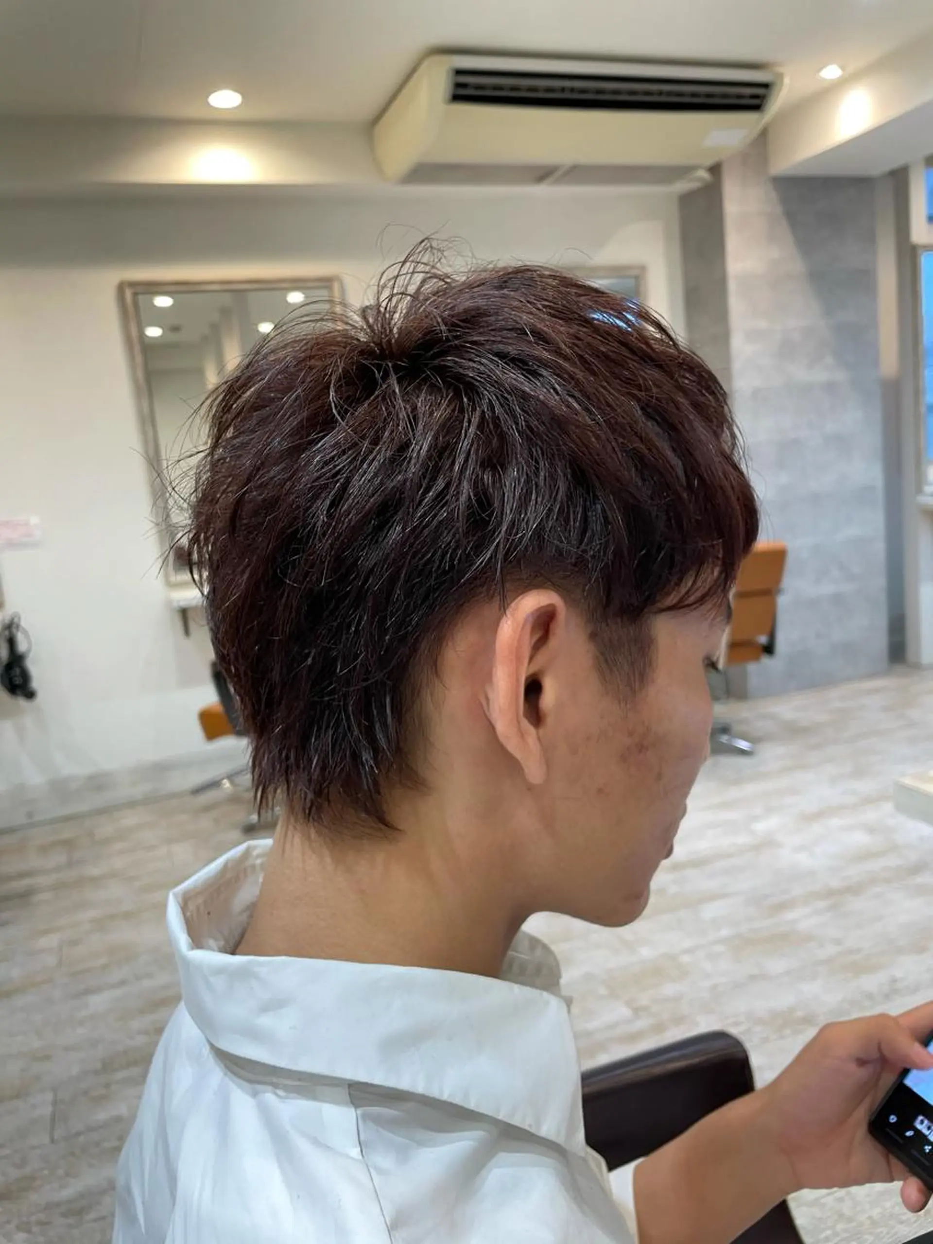 カラー メンズ カット ヘアカラー Agu hair verse所属・小顔/似合わせカット 杉山莉菜のヘアスタイル