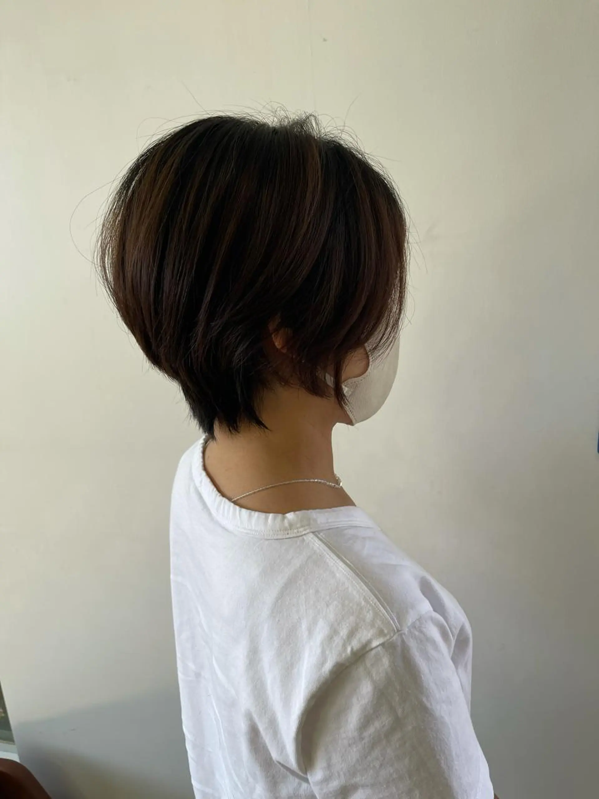 ショート ショートボブ ボブ ショートヘア カット トリートメント 間水 和樹のヘアスタイル