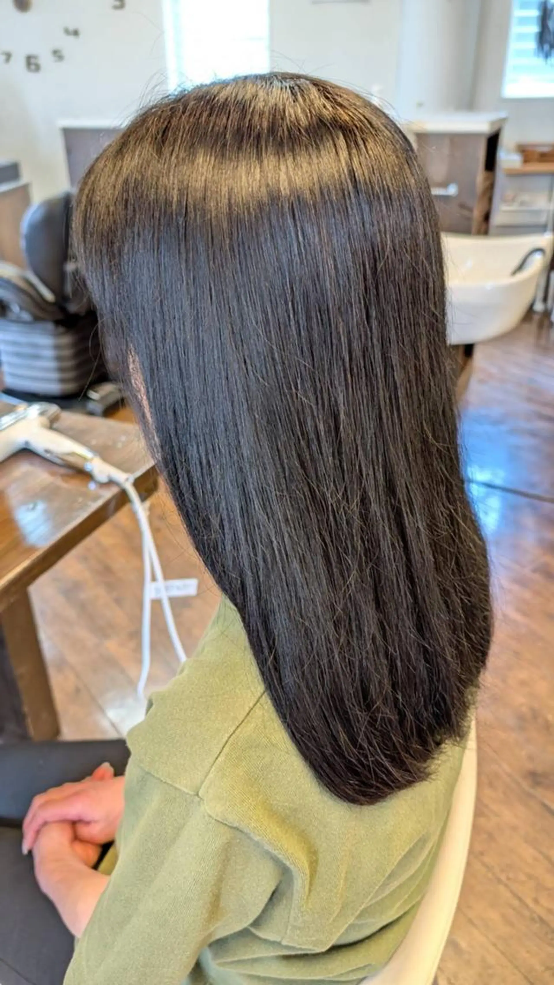 ミディアム トリートメント 髪質改善する白髪染め ツヤイロ島田店のヘアスタイル