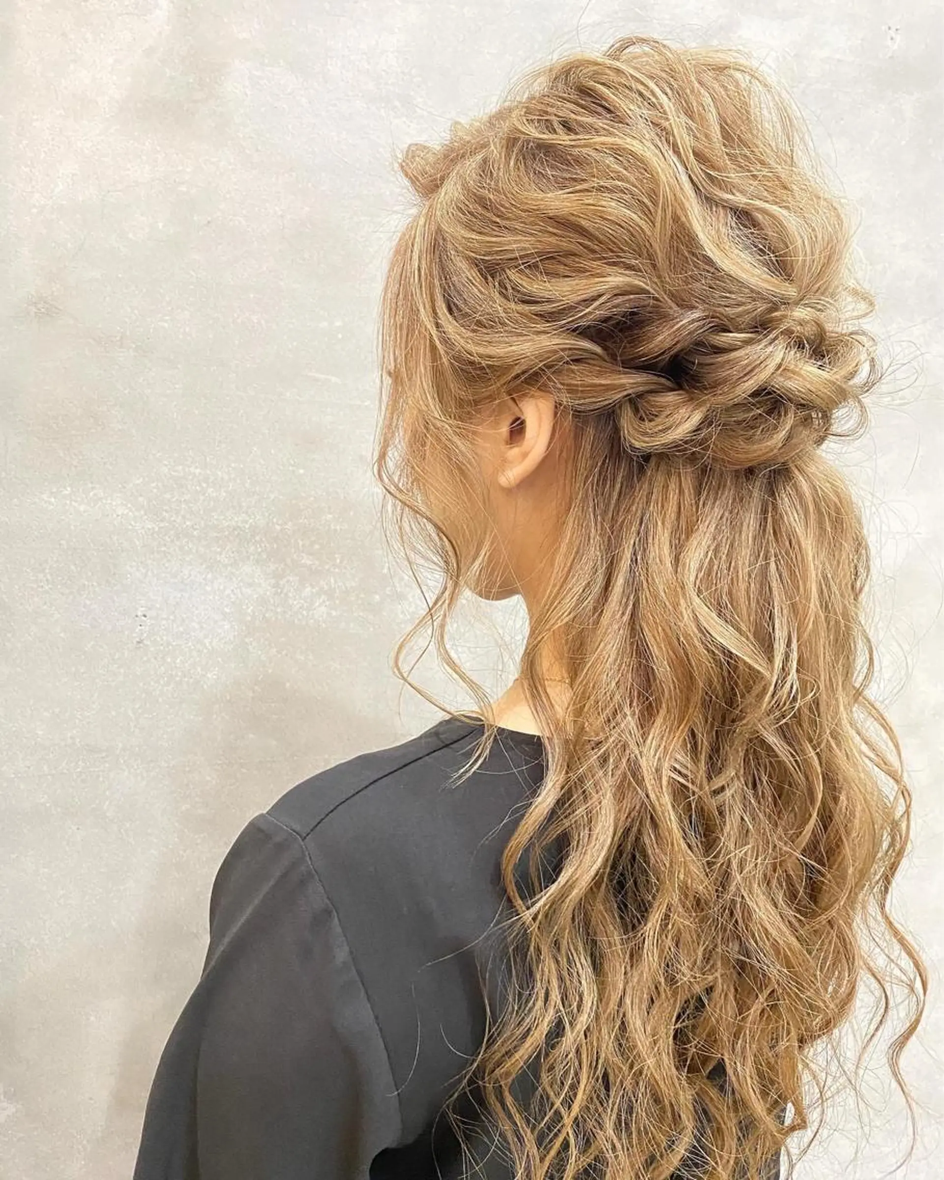 ロング まつパ・ヘアセット ♡Chinami♡のマツエク・マツパデザイン