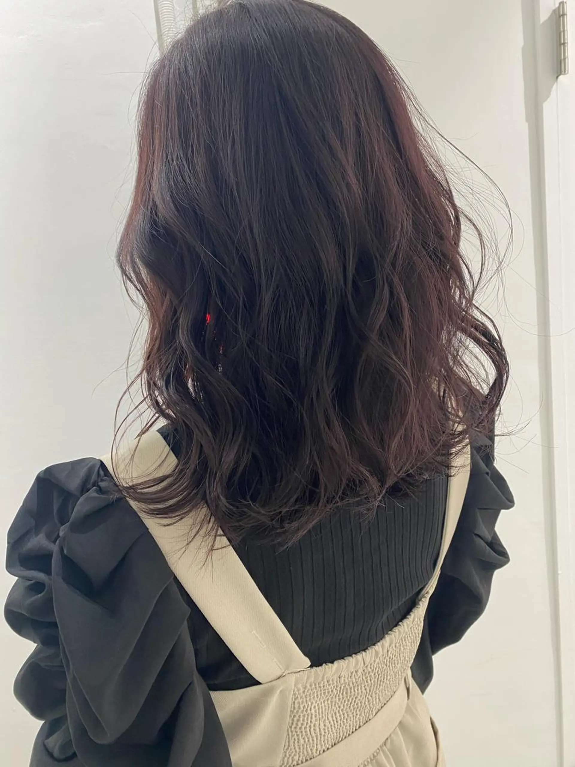 セミロング カラー 透明感カラー ラベンダーカラー ピンクカラー ピンクラベンダー VANCY所属・uchida daikiのヘアスタイル
