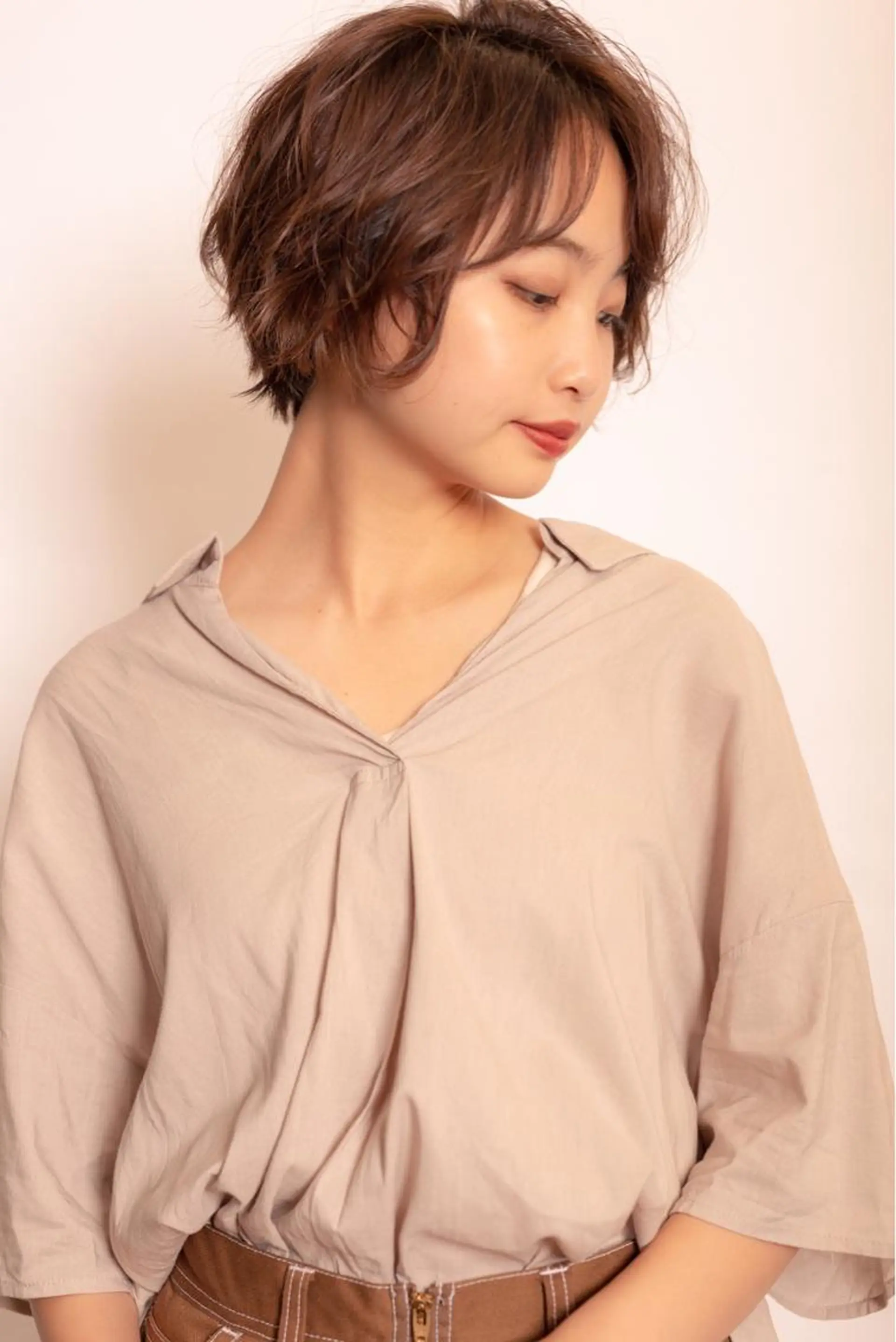 ショート カラー 榎園 由美のヘアスタイル