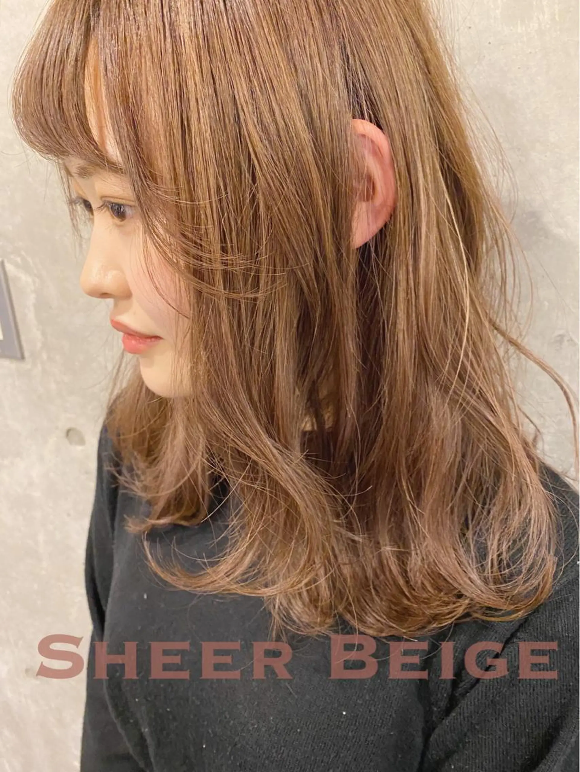 セミロング カラー ヘアアレンジ アディクシーカラー アッシュ アッシュブラック アッシュブラウン アッシュグレー ヘアカラー トリートメント ヘアセット ✨ハイクオリティ✨ 山本香也のヘアスタイル