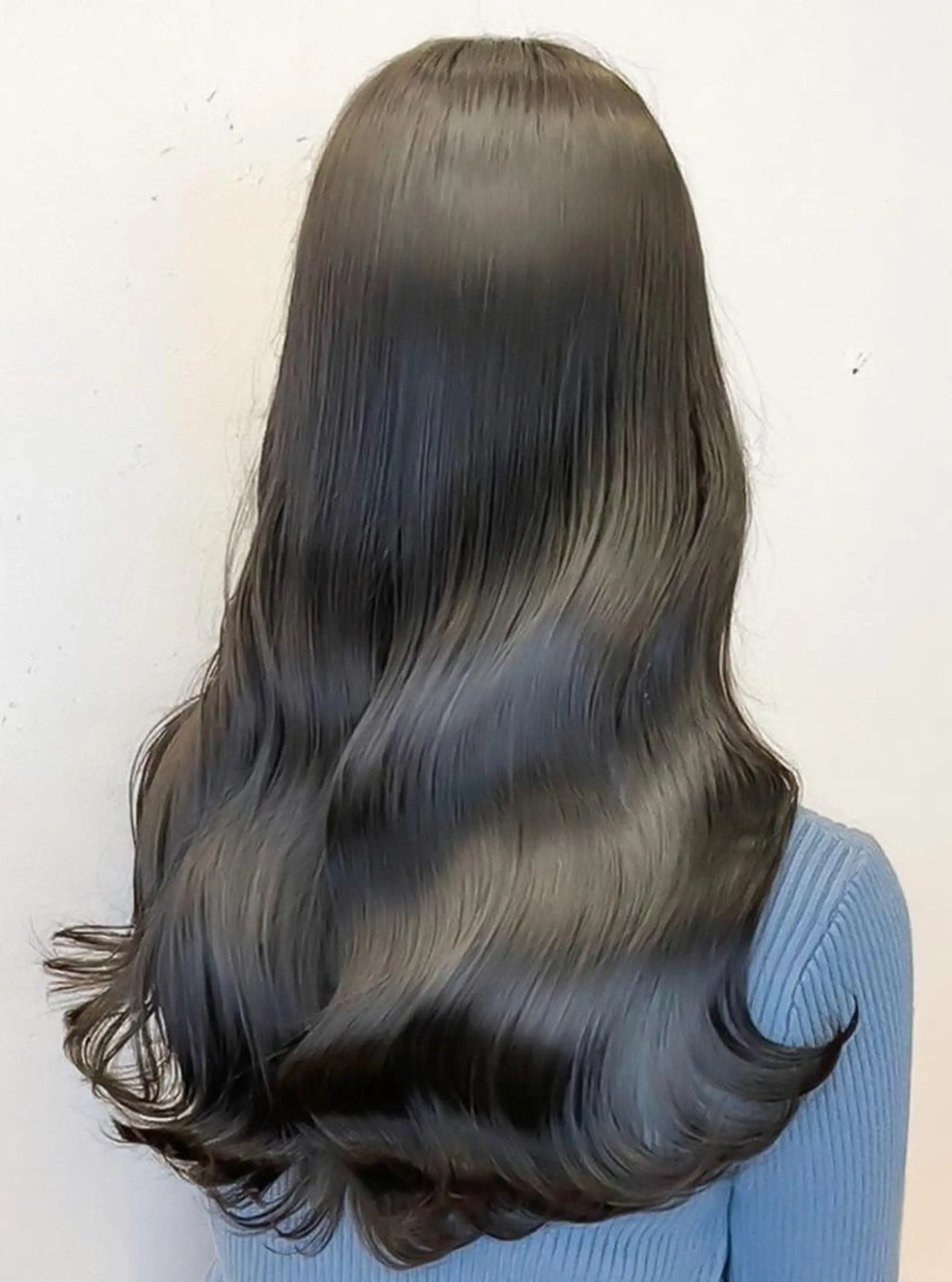 ロング カット トリートメント 松本/艶カラー/ ブリーチ/村岡 彩優のヘアスタイル