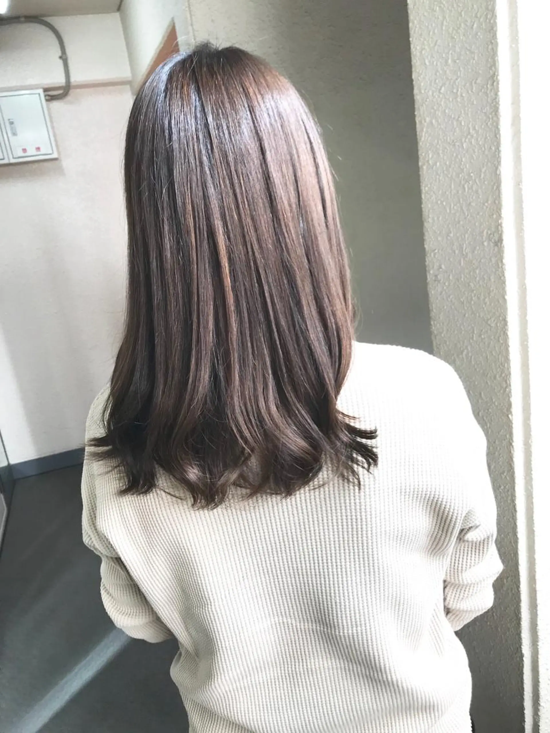 セミロング カット ヘアカラー トリートメント 💎髪質改善💎 デザイナーshinのヘアスタイル