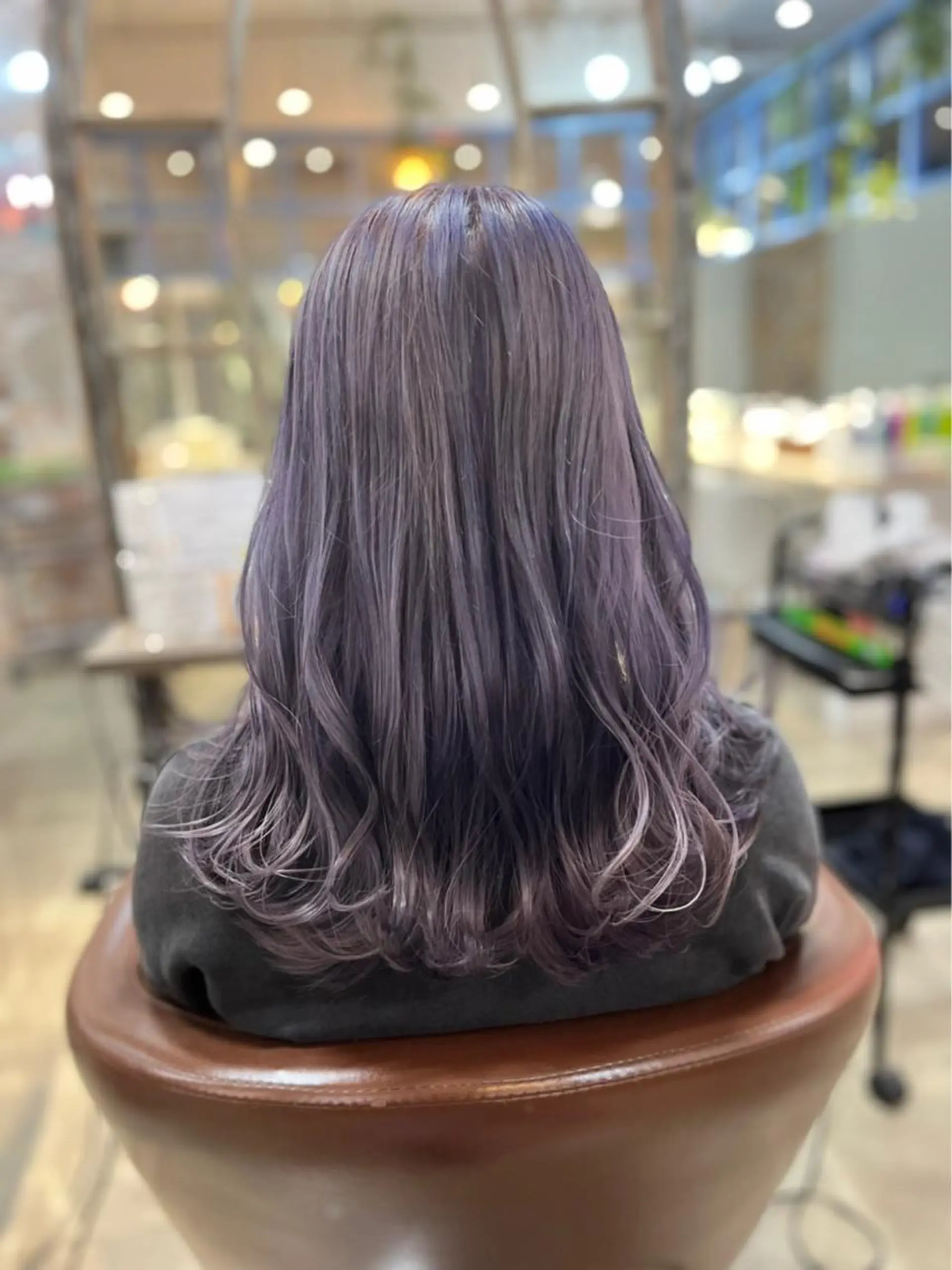 カラー ブリーチ ラベンダーカラー ヘアカラー エリアNo.1カラー ⭐️hikaru⭐️のヘアスタイル
