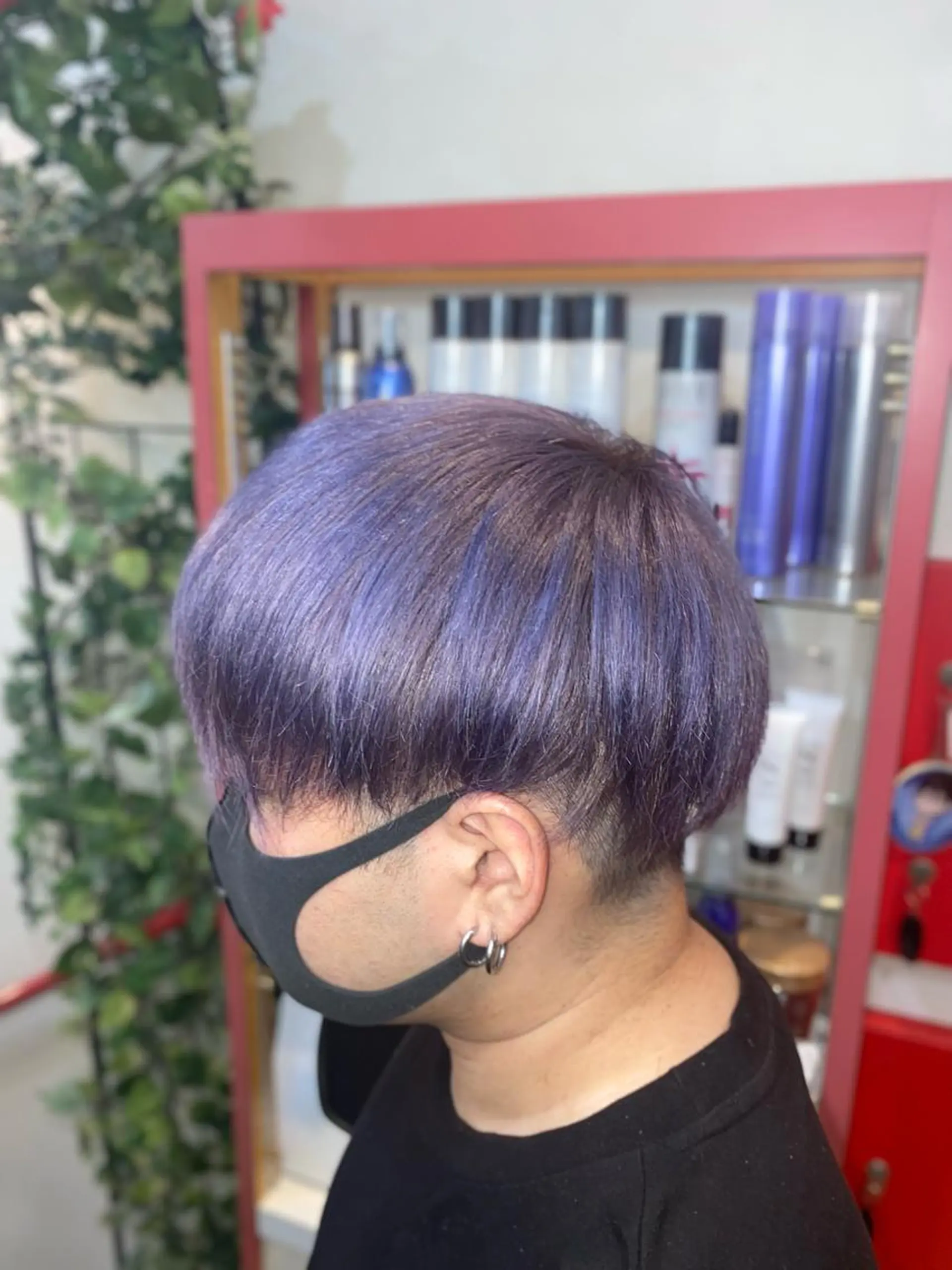 メンズ ヘアカラー ゆぴ☾‪/推しカラー /ハイトーンのヘアスタイル