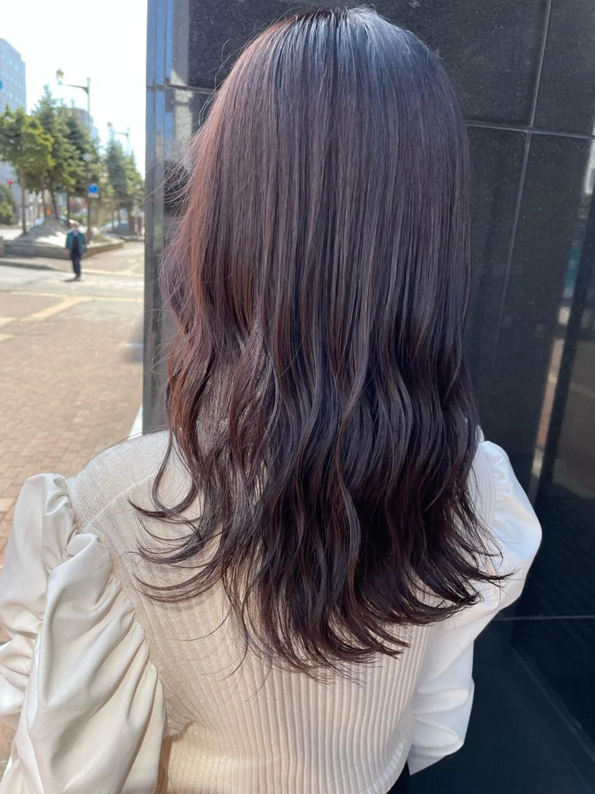 セミロング カラー 髪質改善美容室Lust所属・美容室Lust💚 嶋崎　鷹のヘアスタイル